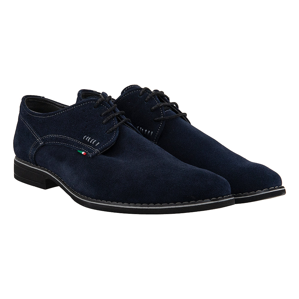 Pantofi barbati velur 3323 bleumarin