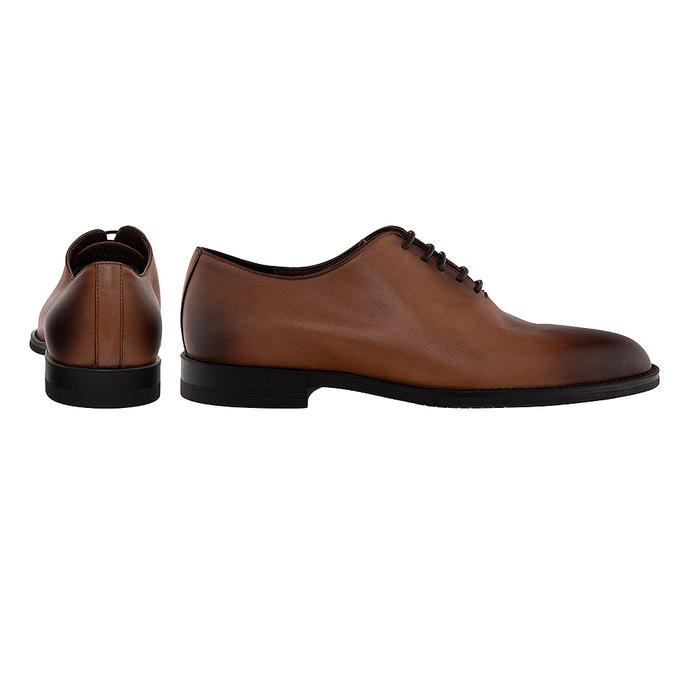 Pantofi Oxford maro 7348