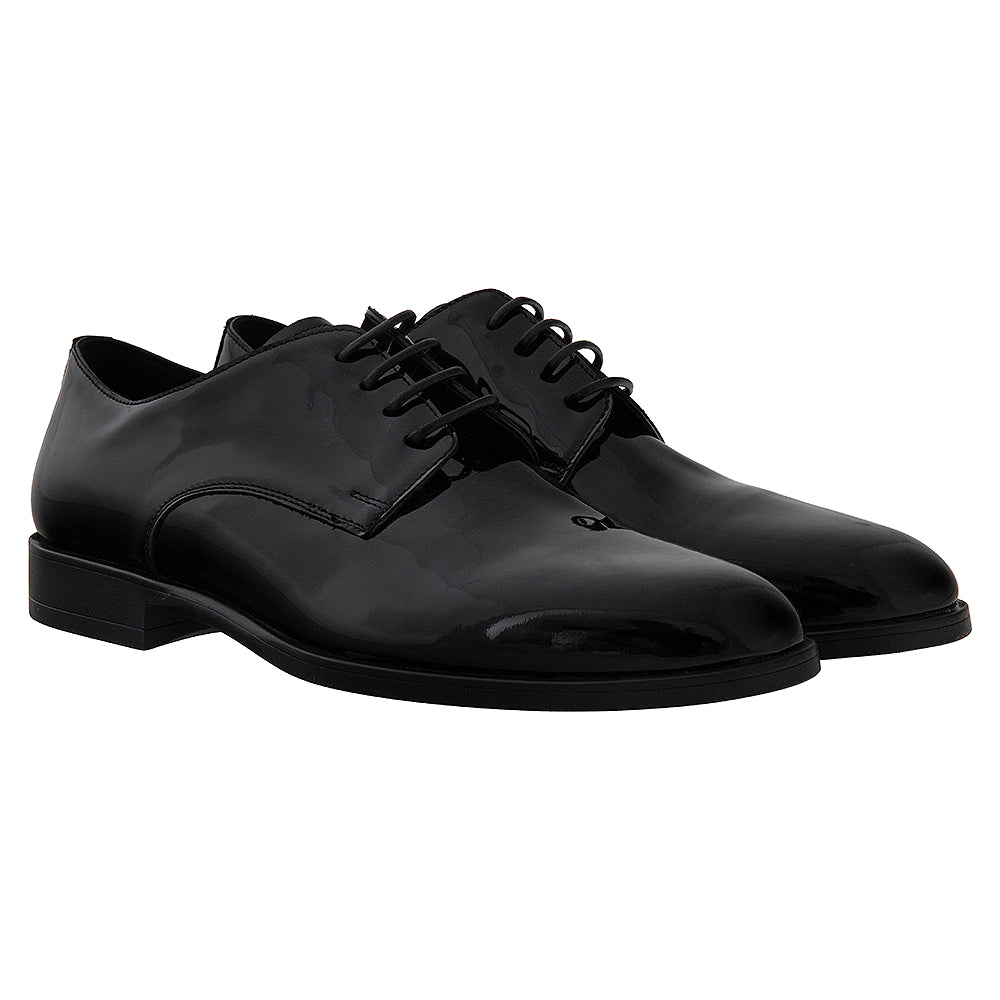 Pantofi eleganți bărbătești 7099 negru lac