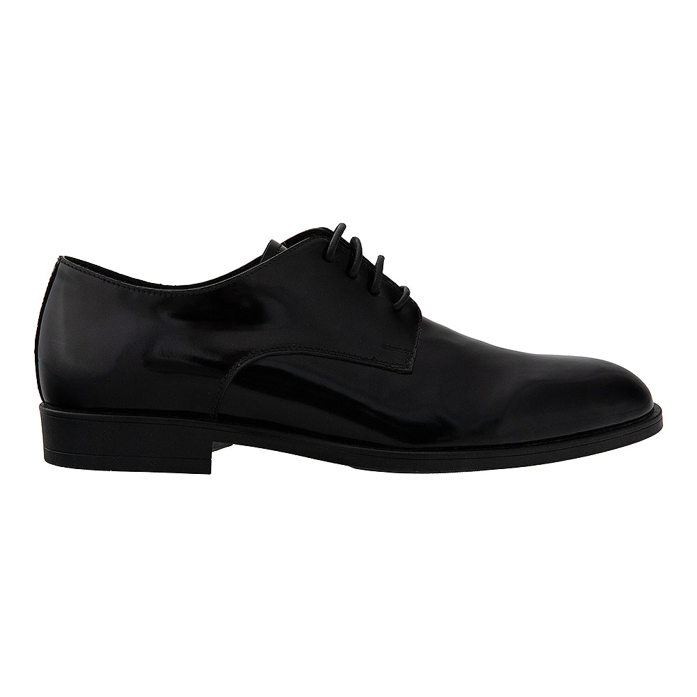 Pantofi eleganți bărbătești 7099 negru semilac