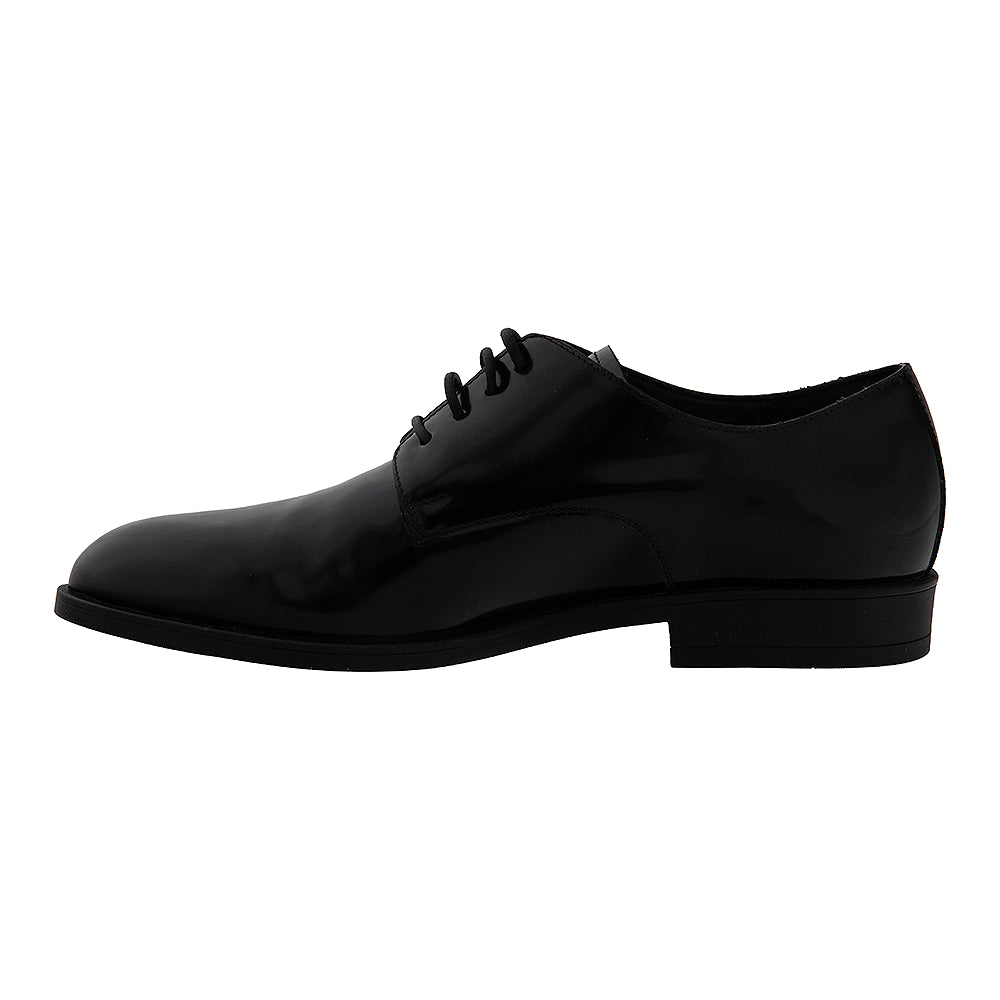 Pantofi eleganți bărbătești 7099 negru semilac