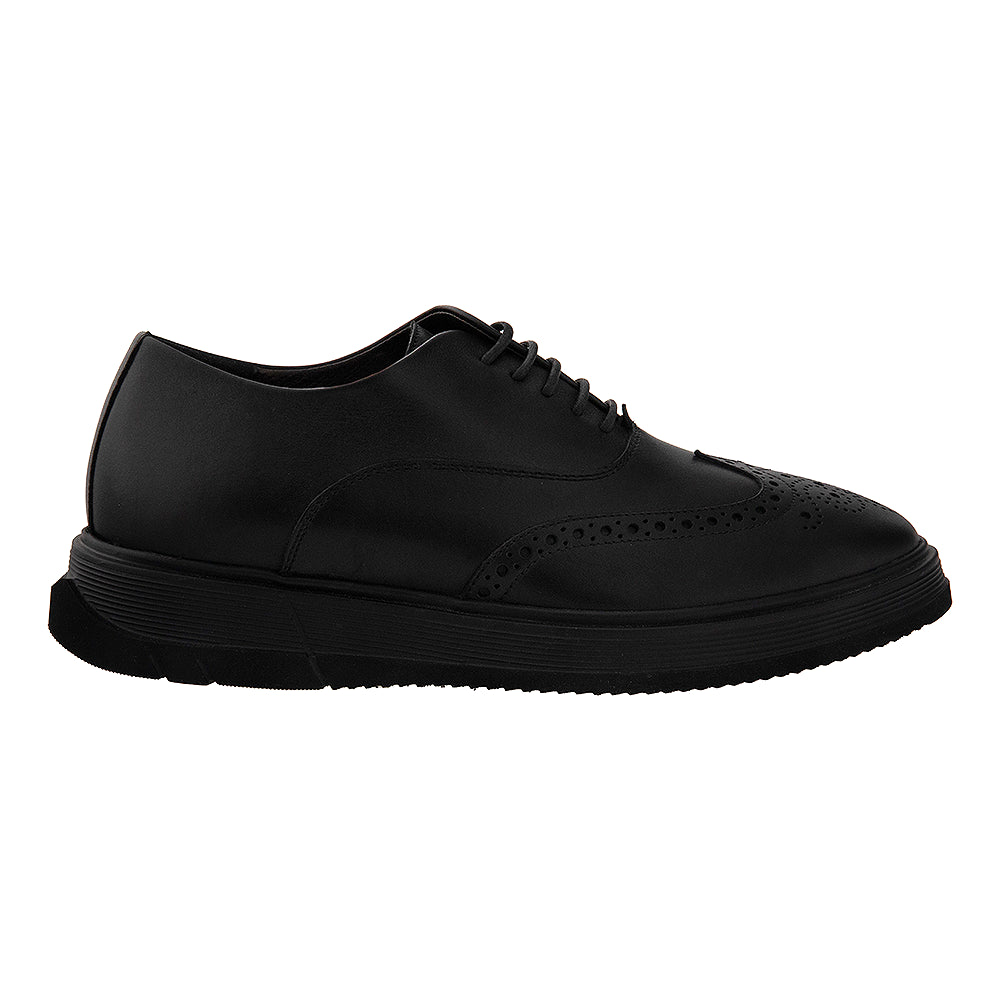 Pantofi negri din piele 7322