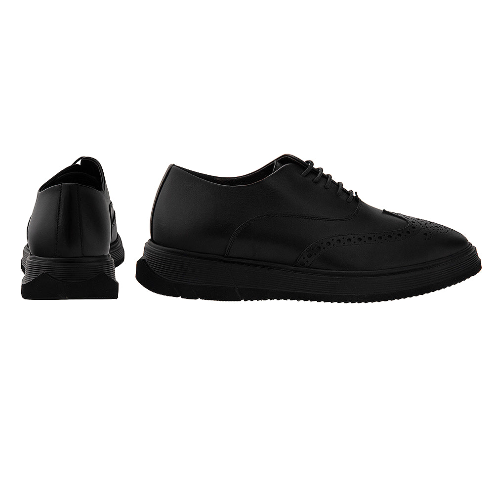 Pantofi negri din piele 7322