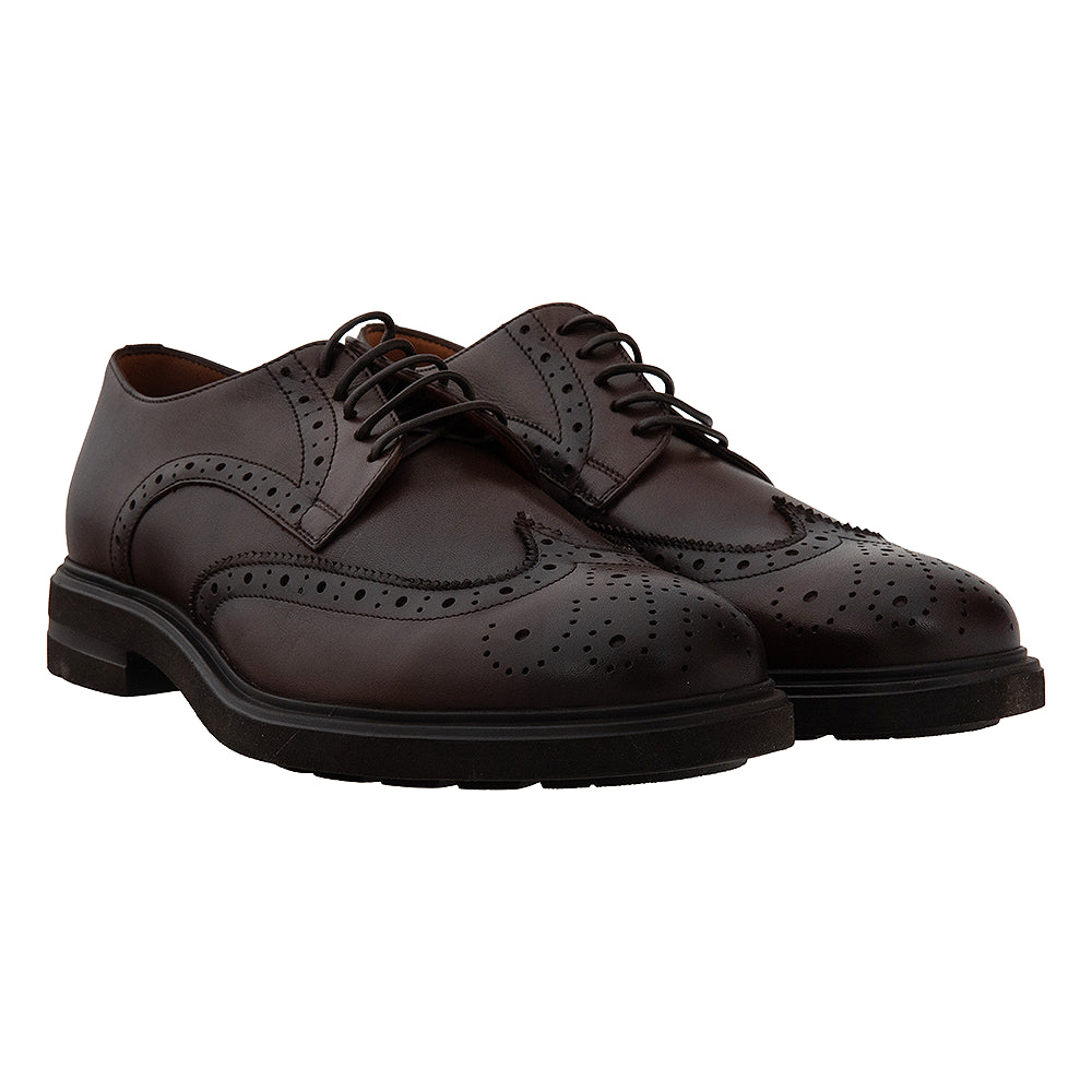 Pantofi barbati 6979 brogue maro