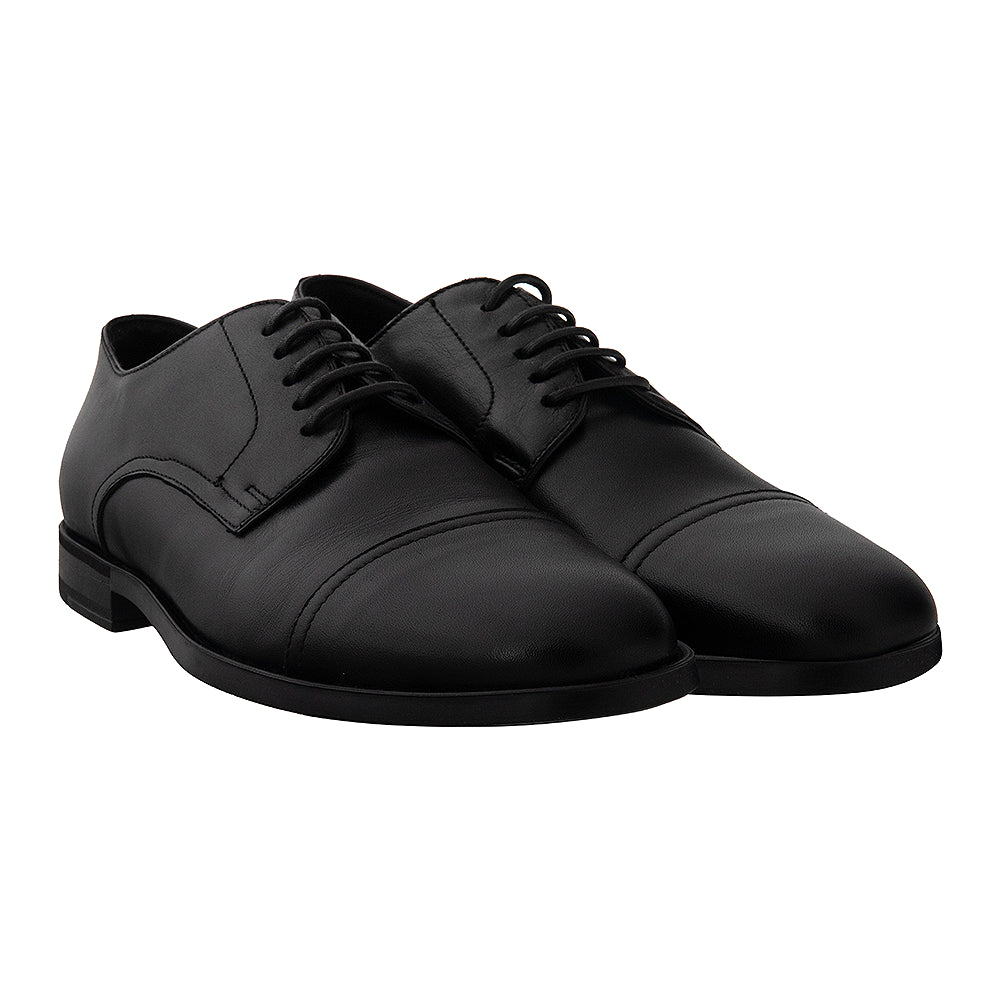Pantofi negri din piele 7635