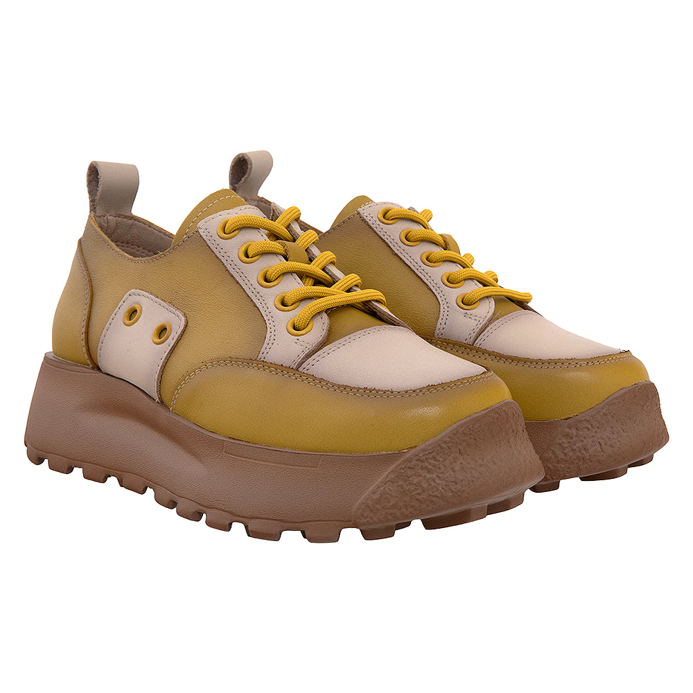 Pantofi casual dama 92322 galben