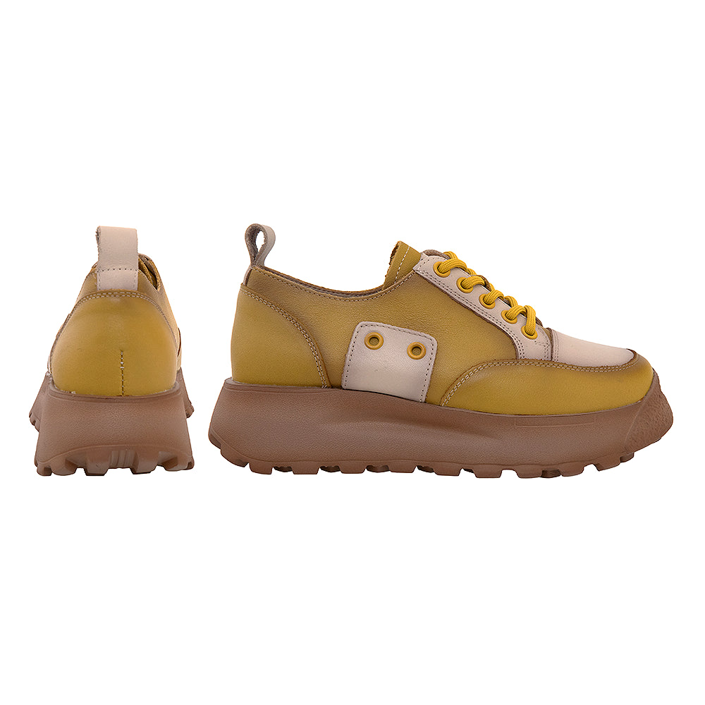 Pantofi casual dama 92322 galben