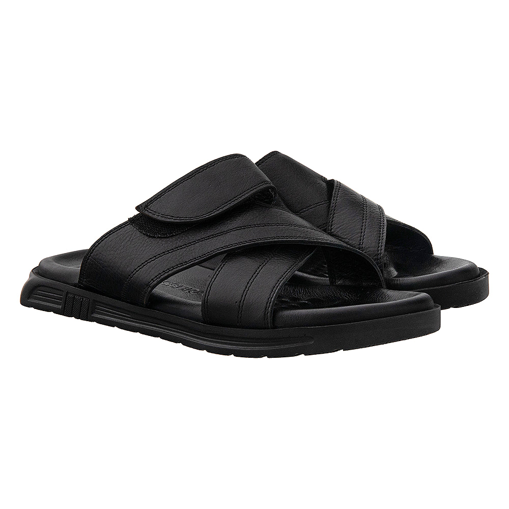 Sandale din piele naturală 1948 negru