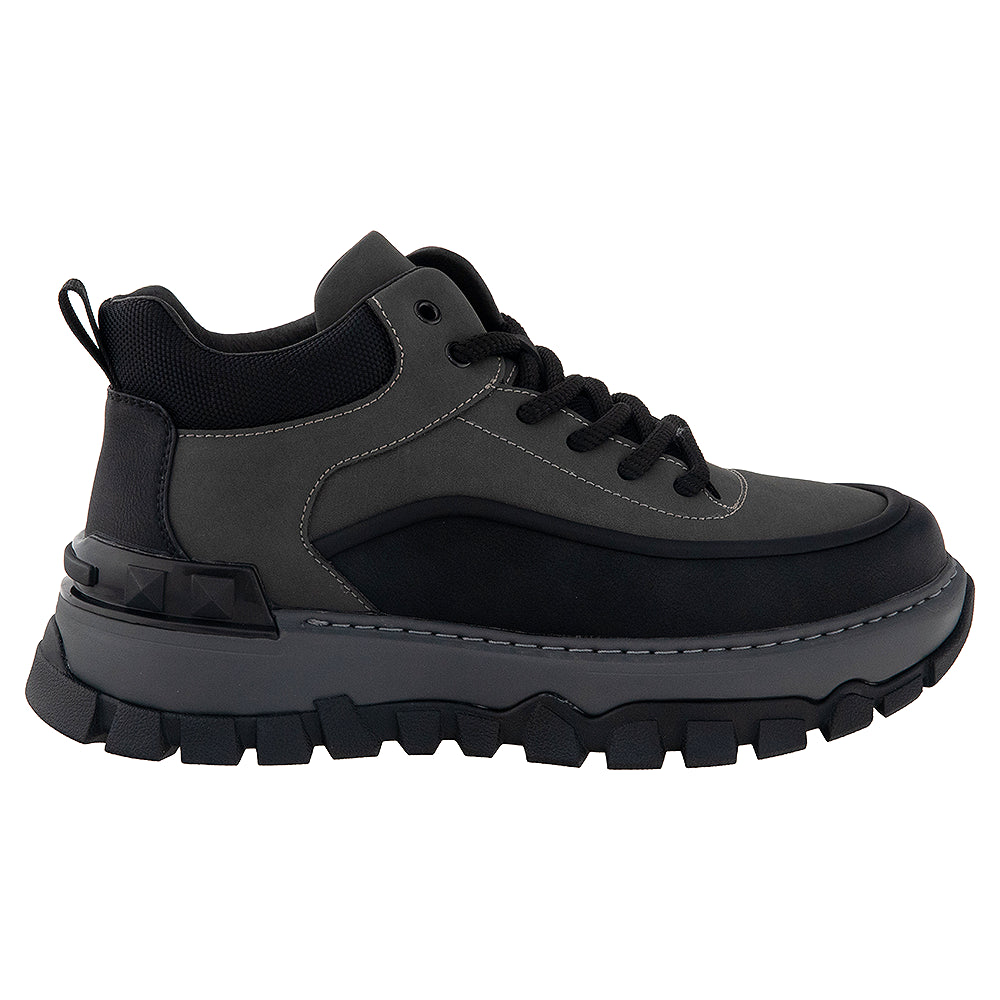 Ghete barbati din piele 01703 gri