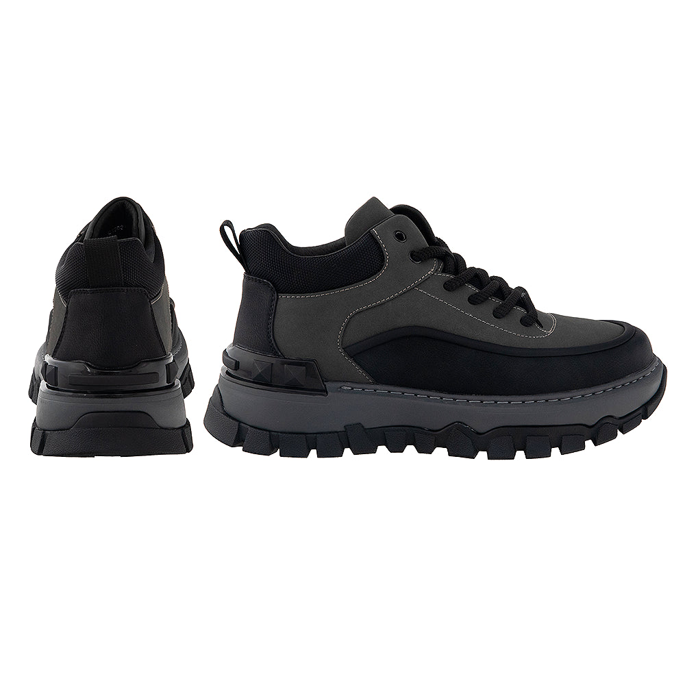 Ghete barbati din piele 01703 gri
