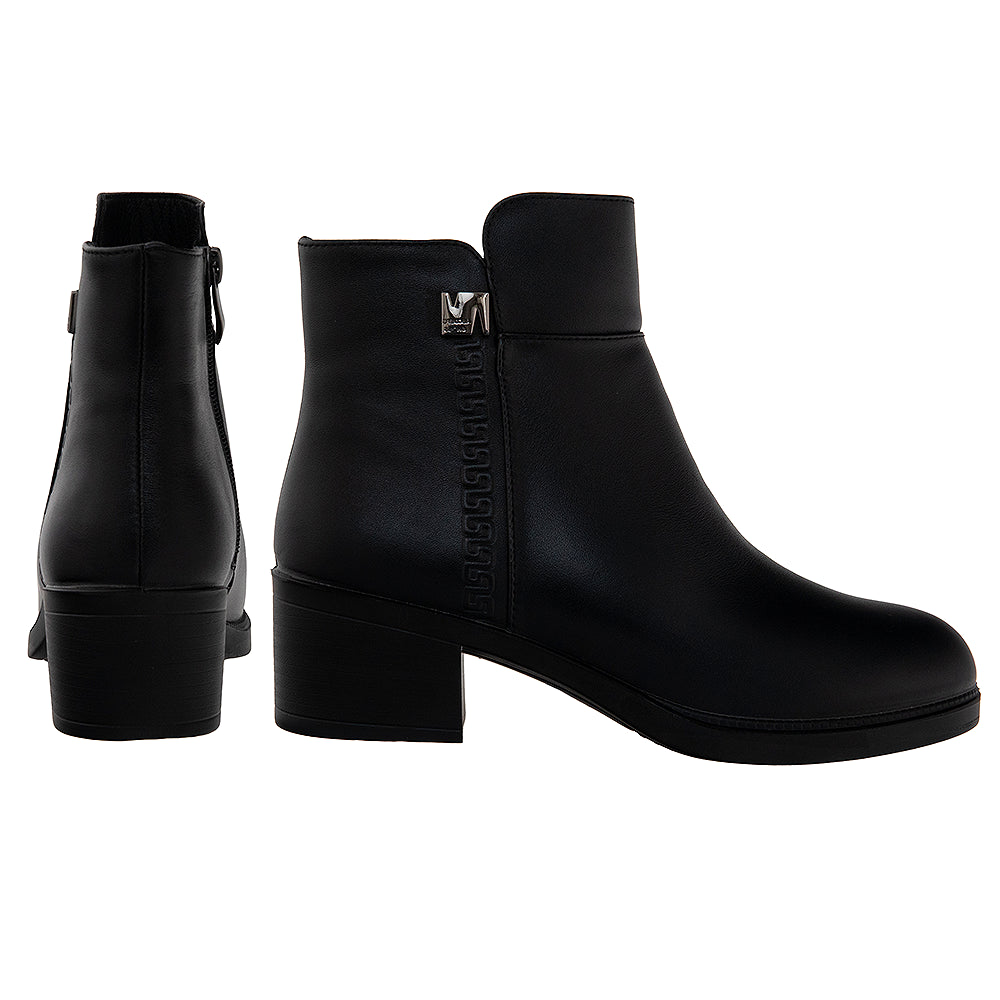 Botine dama 0250 negru