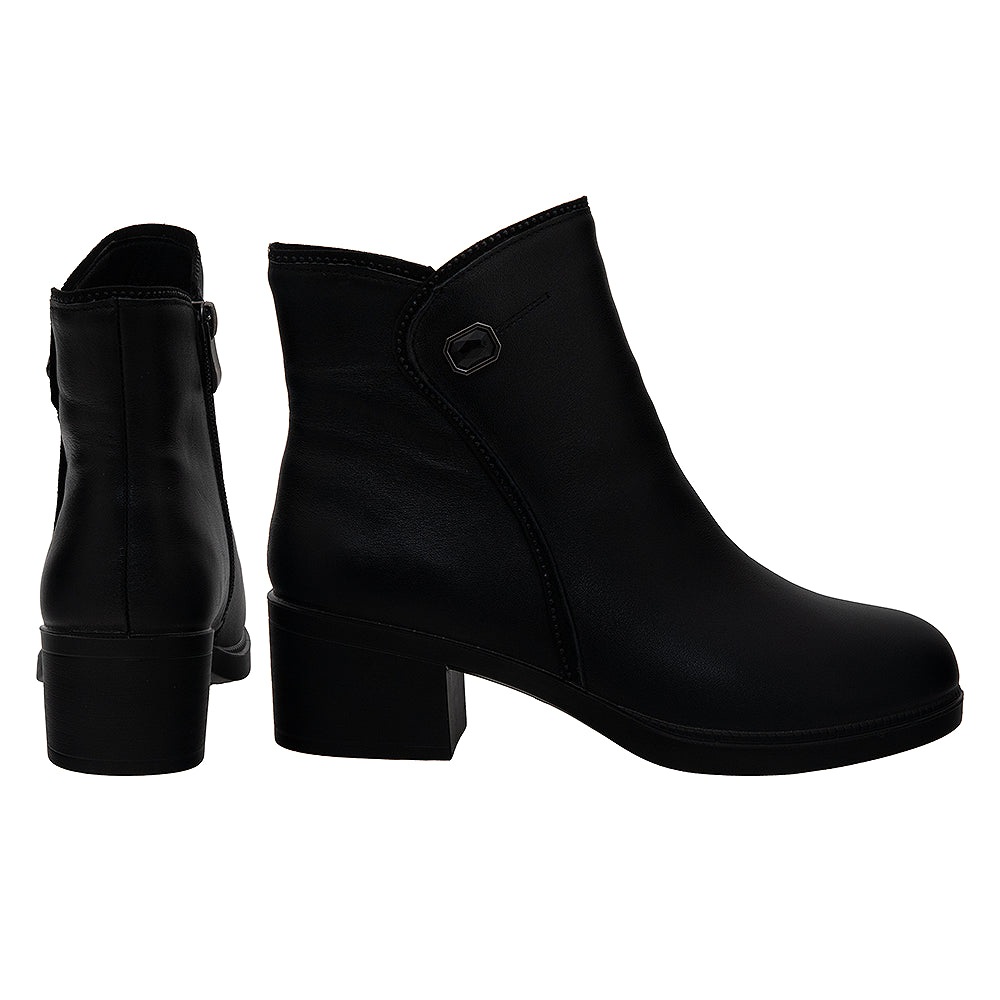 Botine damă 210 negru