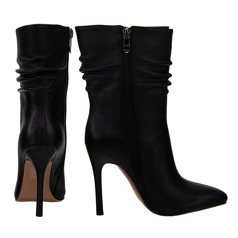 Botine cu toc 113 negru