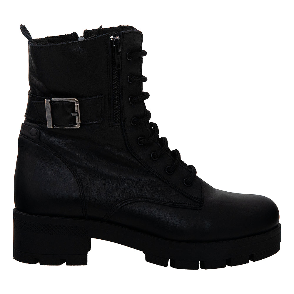 Ghete damă din piele naturală 061 negru