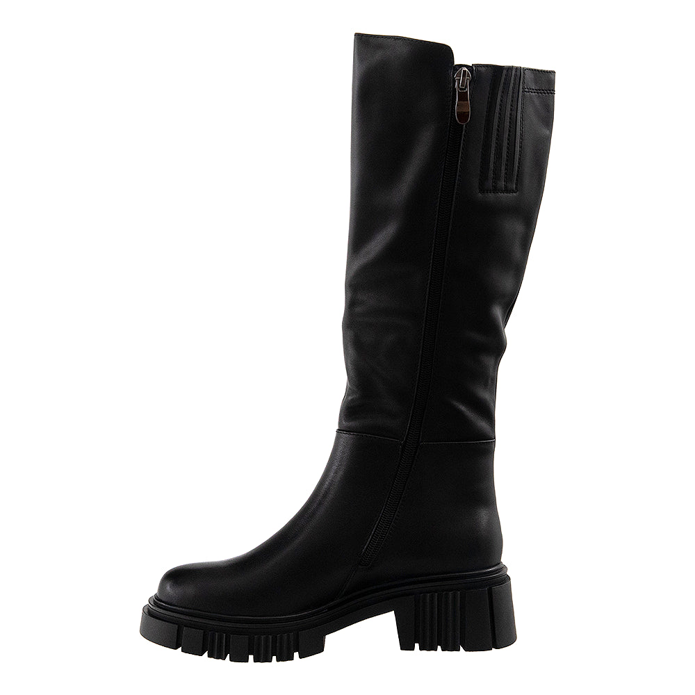 cizme cu toc gros 5862 negru