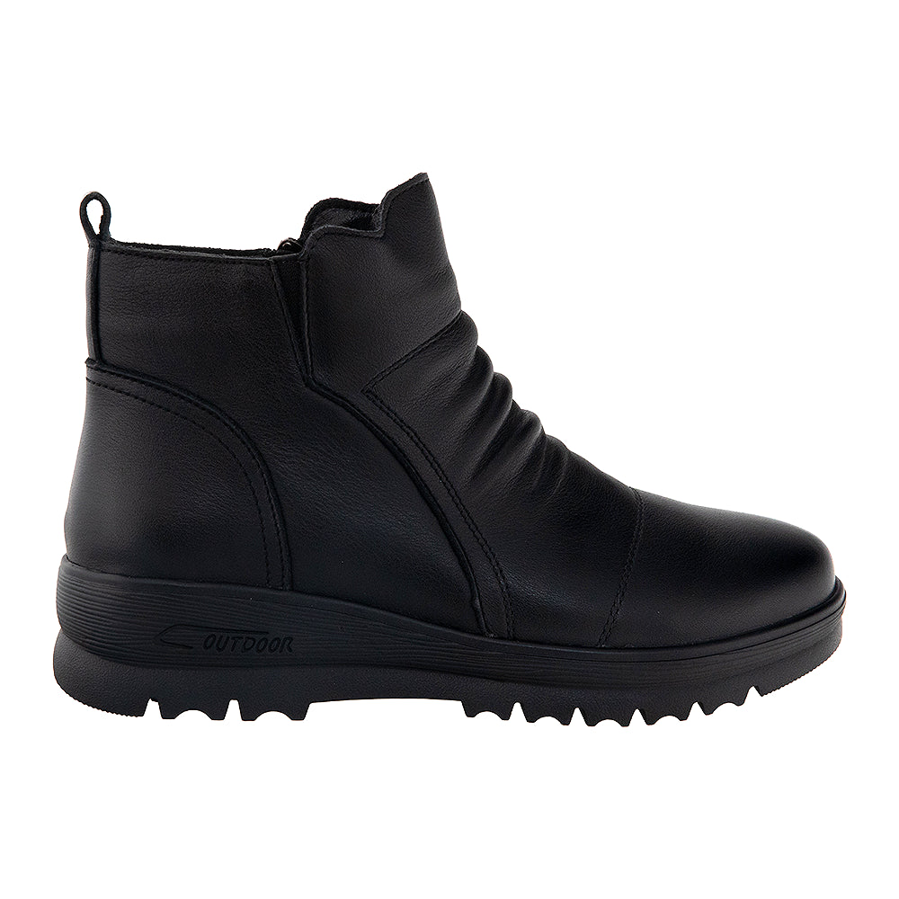 Ghete piele naturală 5850 negru