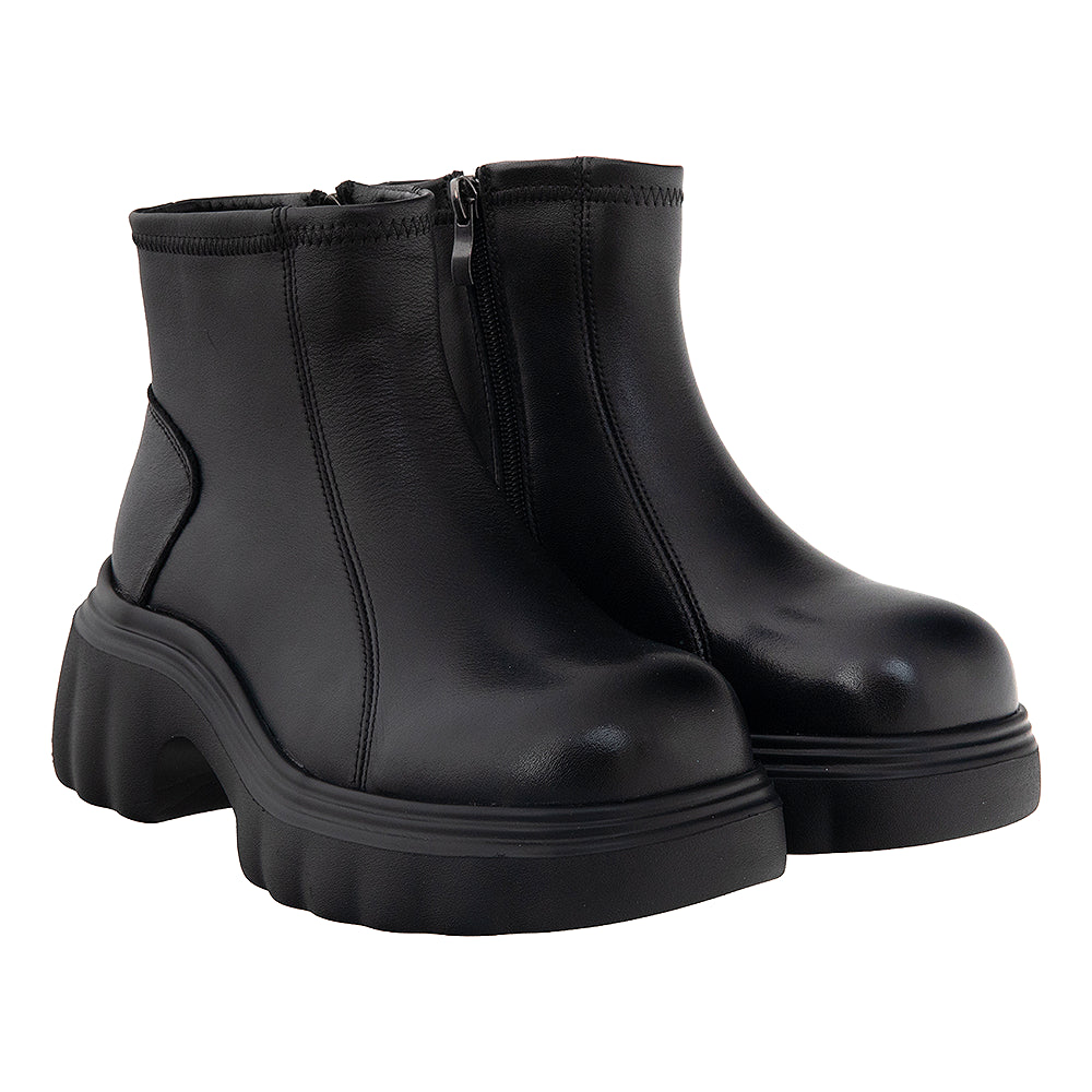 Ghete femei din piele naturală 8908 negru
