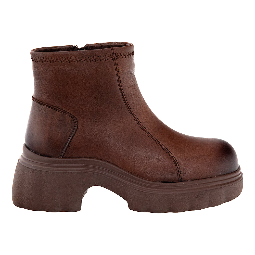 Ghete femei din piele naturală 8908 maro