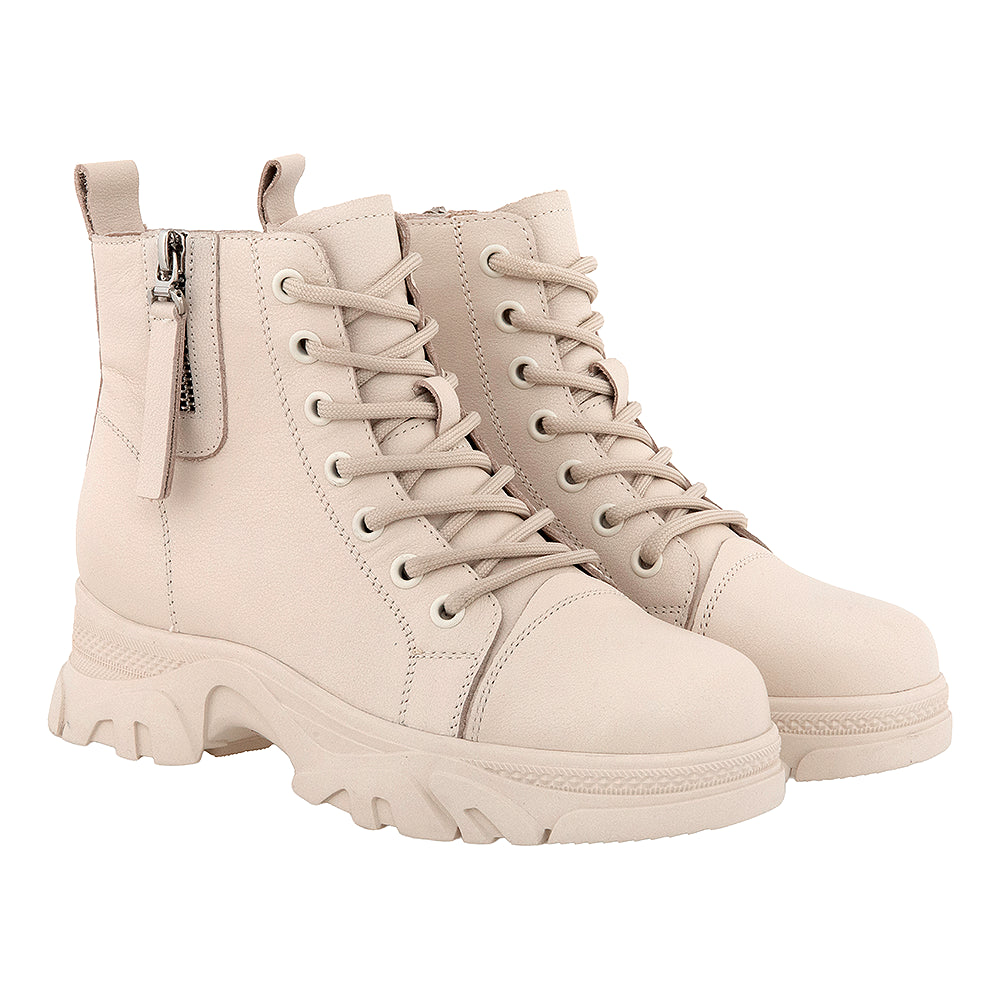 Ghete dama piele 2252 crem