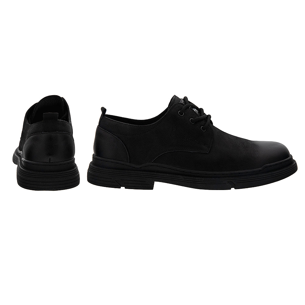 Pantofi barbati piele 806003 negri