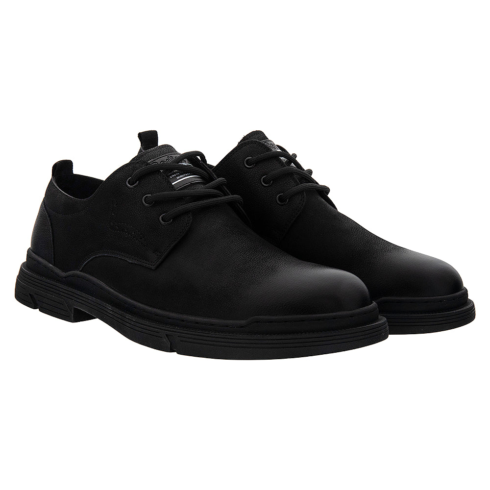 Pantofi barbati piele 806003 negri