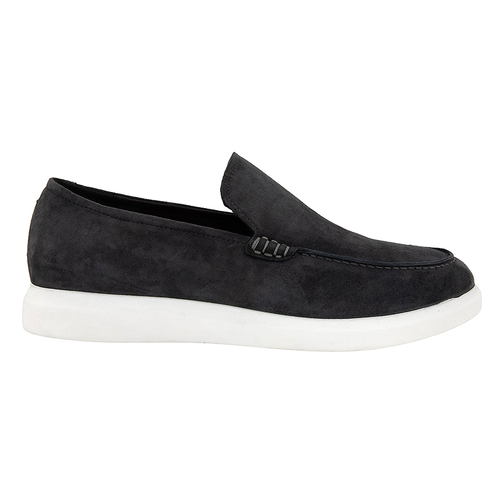 Loafers barbati 17051 gri velur