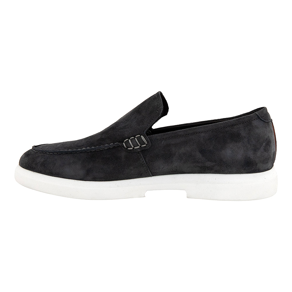 Loafers barbati 17051 gri velur