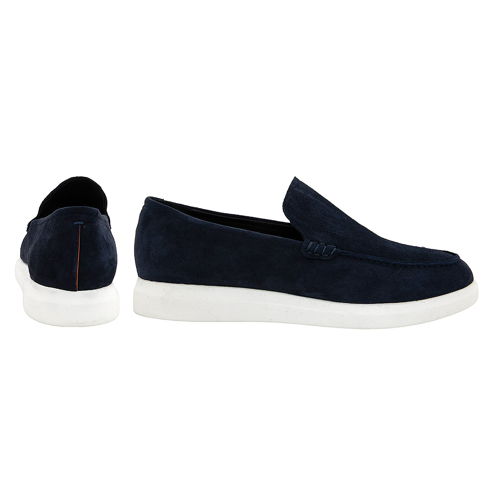 Loafers barbati 17051 bleumarin velur