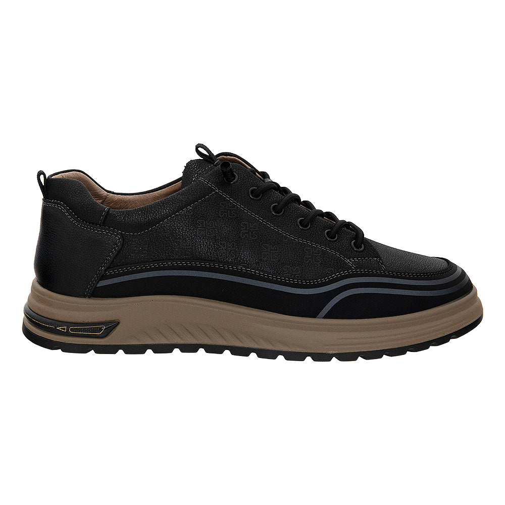 Sneakers negri smart casual 28063