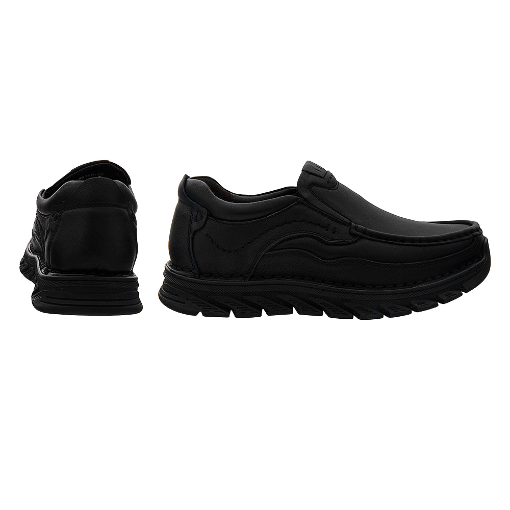Mocasini piele naturala 85160 negri