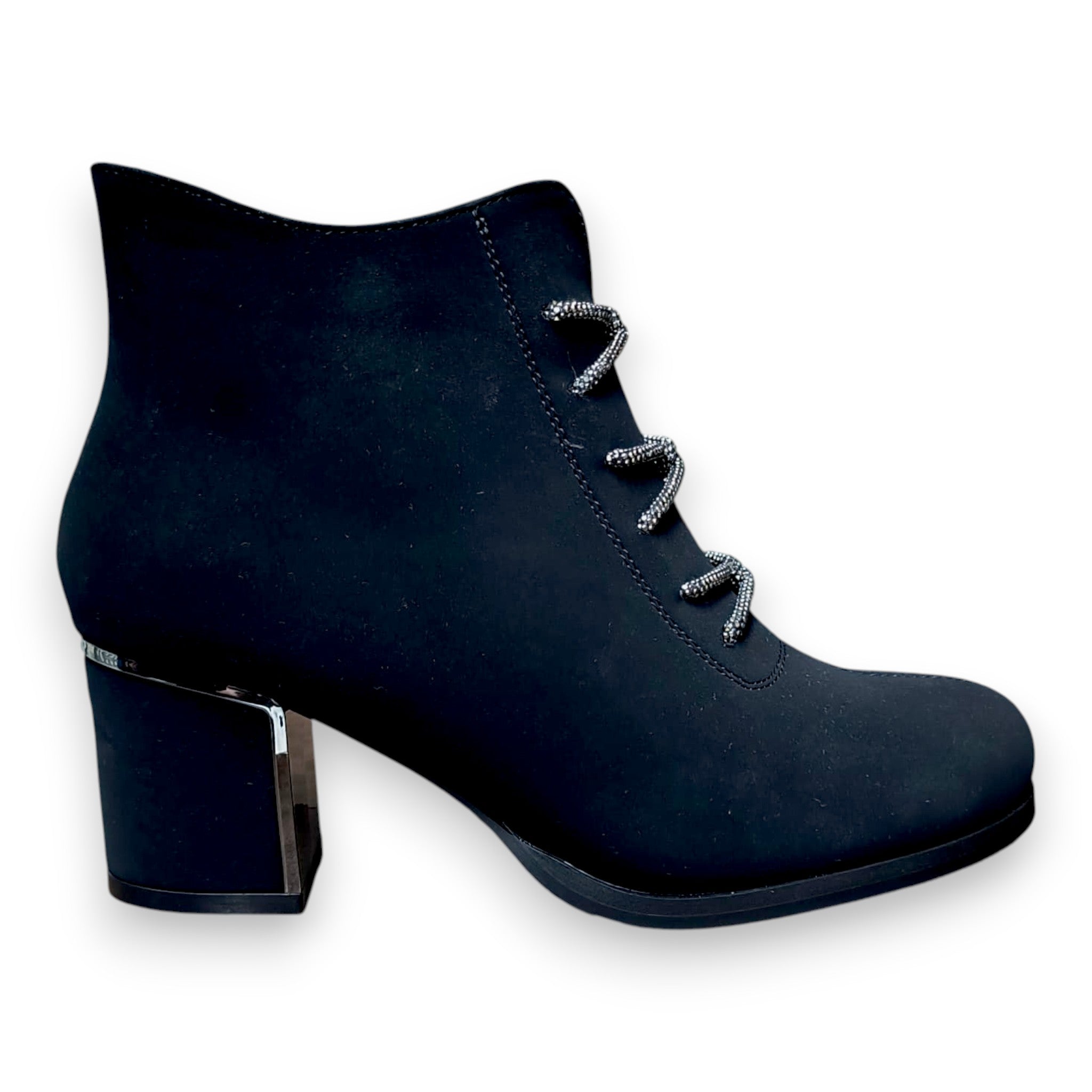 Botine din piele ecologică 15 negre