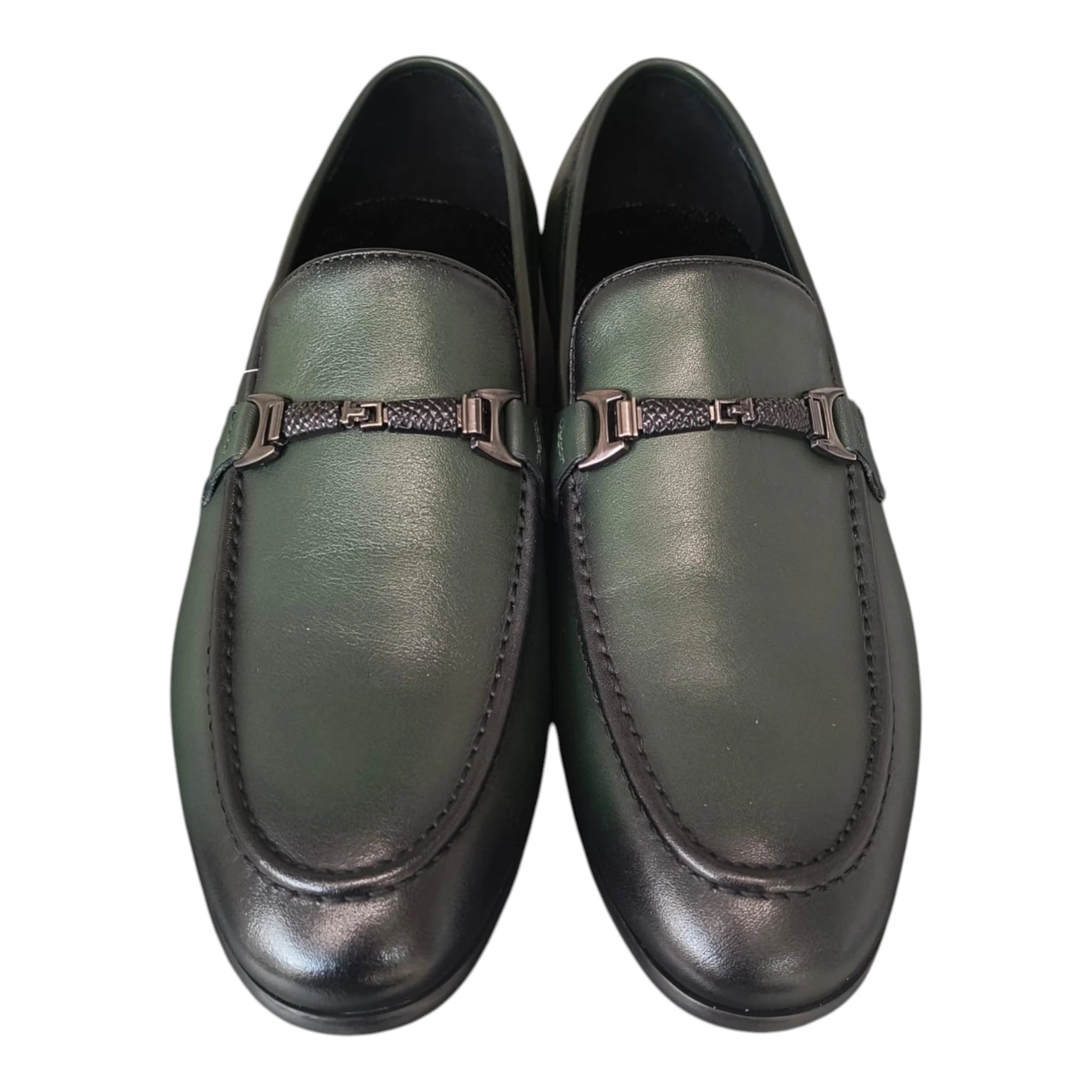 Loafer bărbați din piele naturală 8122 verde