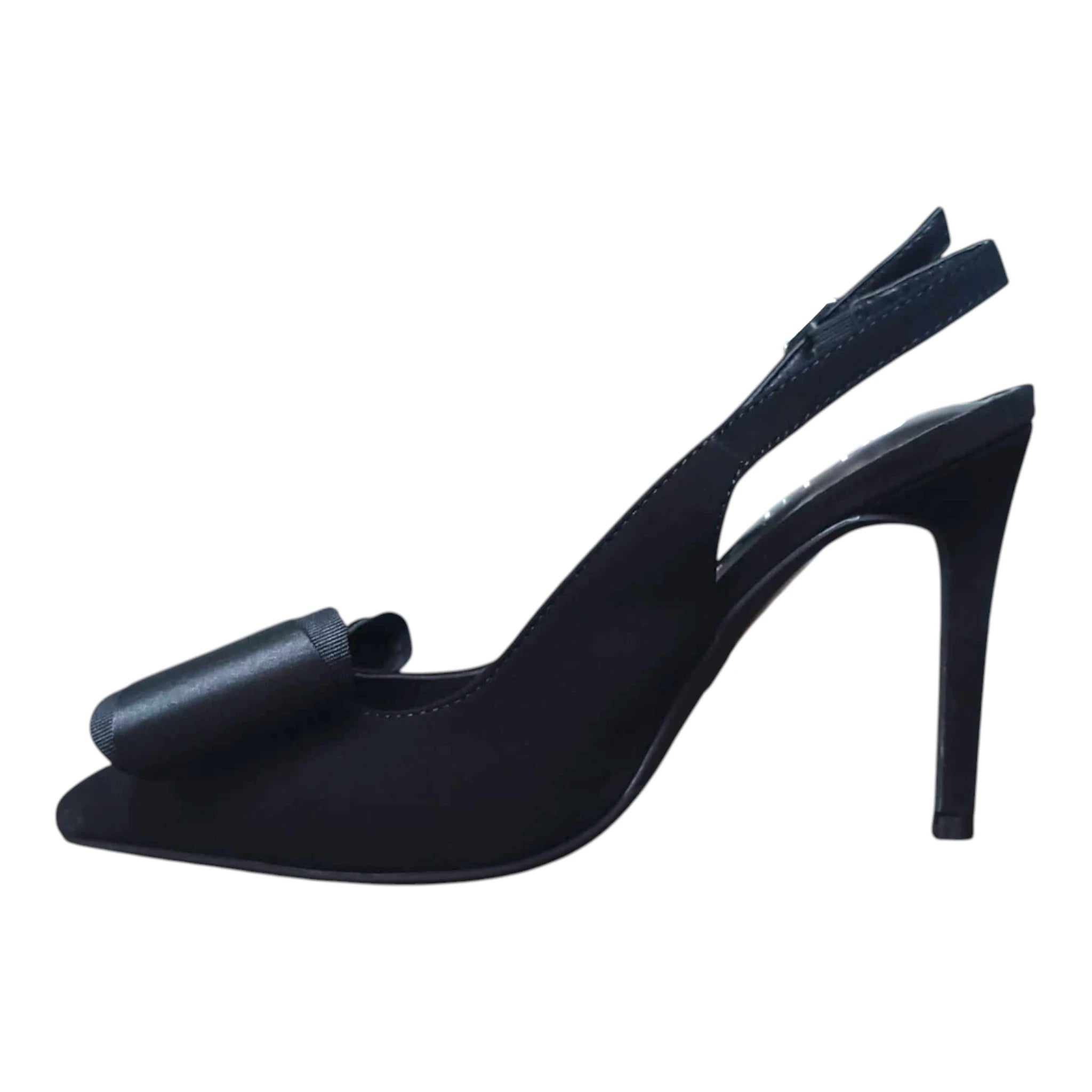 Pantofi eleganți 168 cu fundă și strasuri