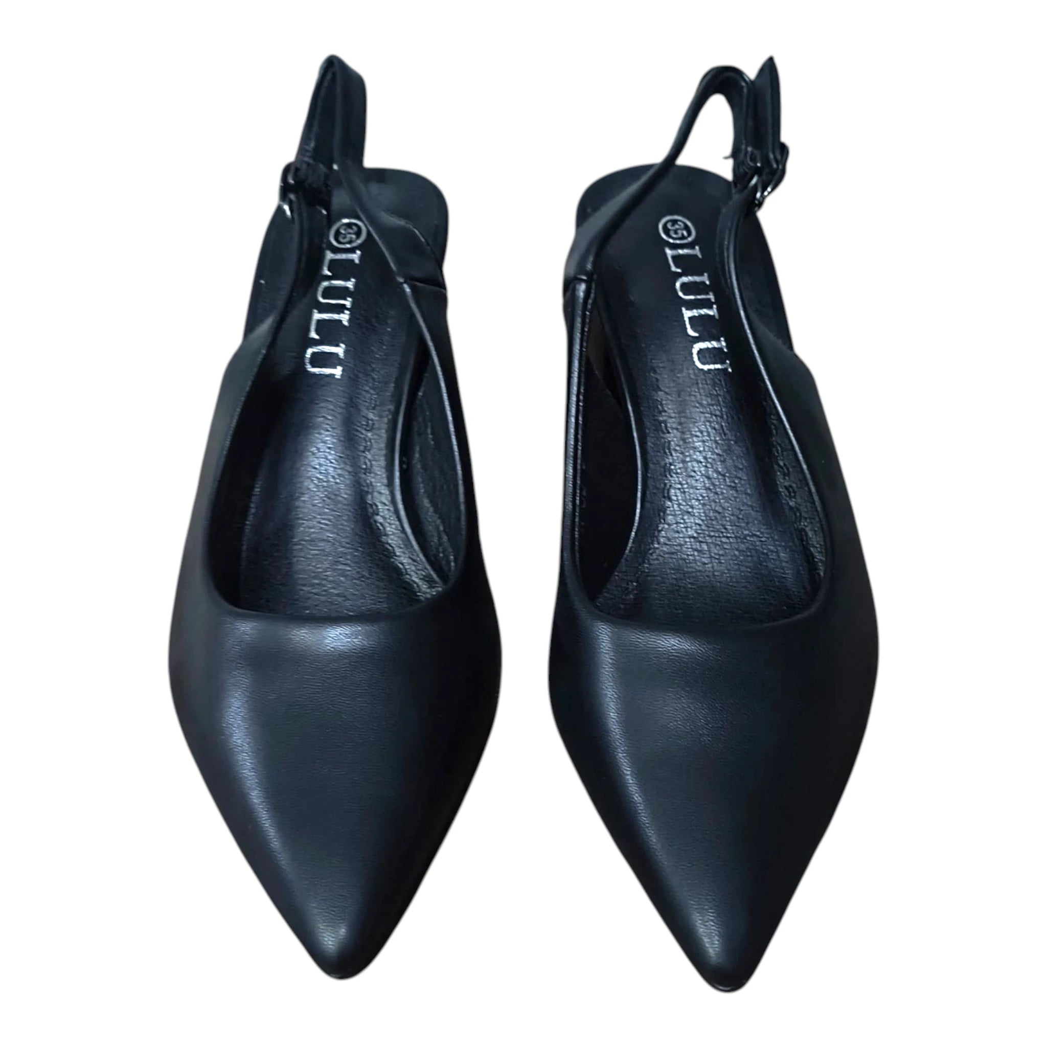 Pantofi damă YH-09 negri slingback