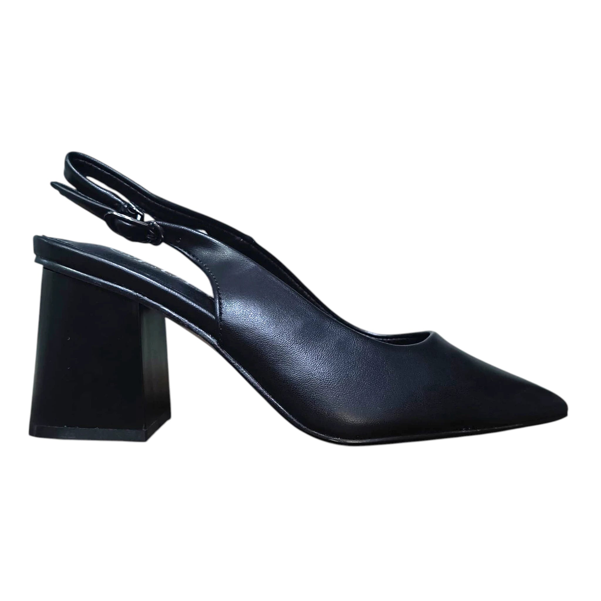 Pantofi damă YH-09 negri slingback