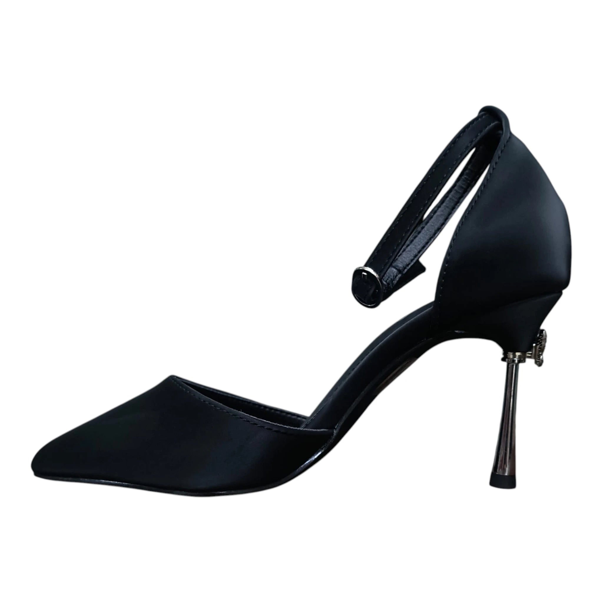 Pantofi 581 negri toc fluture