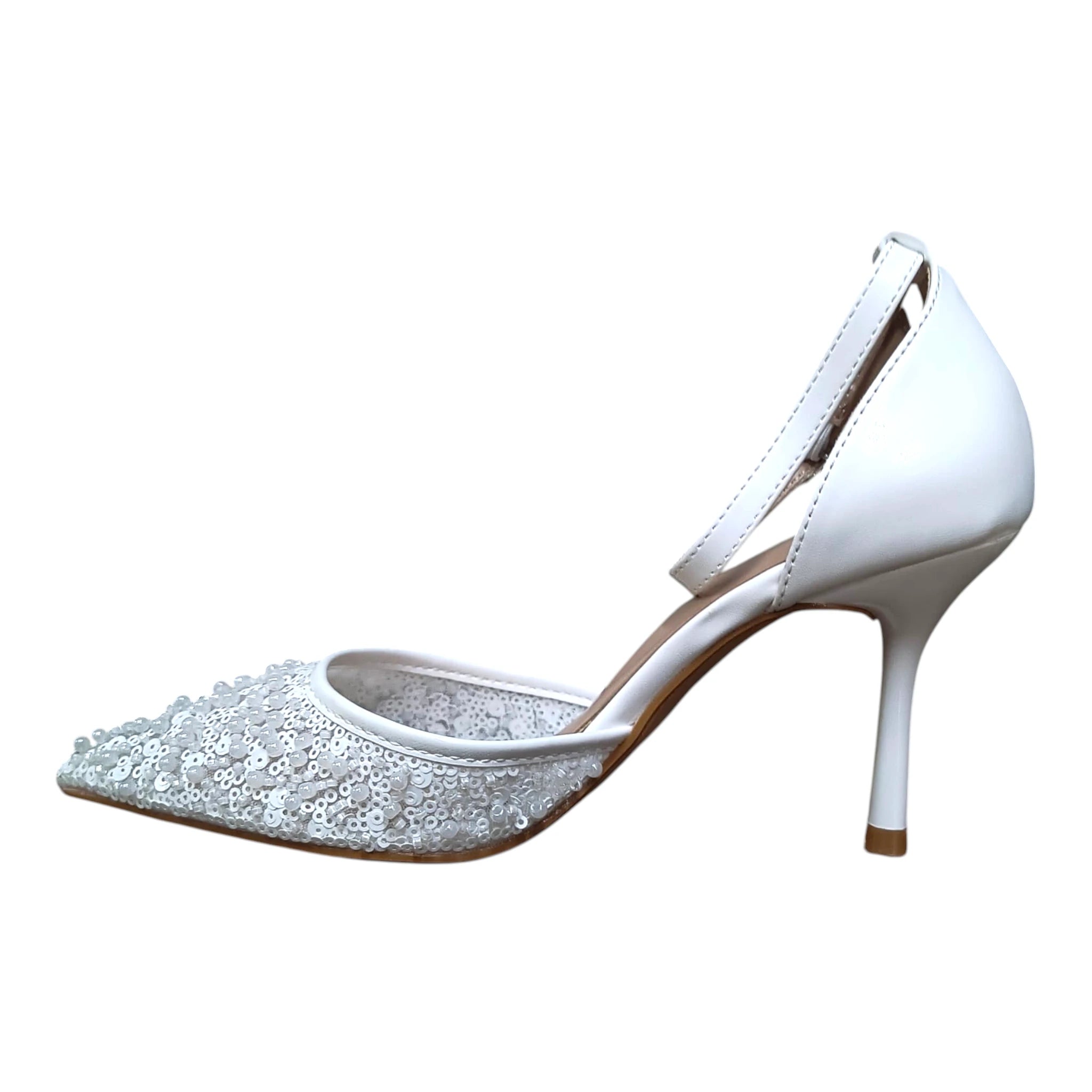Pantofi eleganți 587 albi