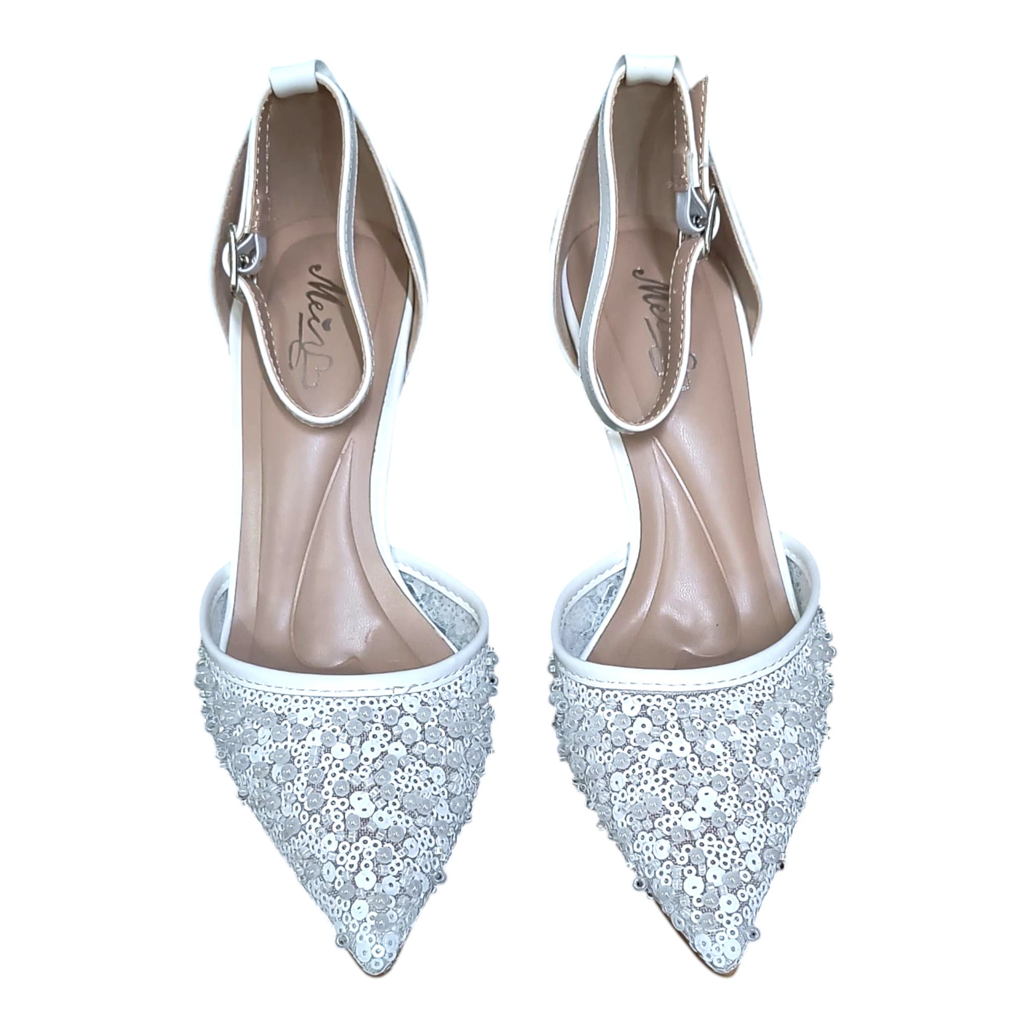 Pantofi eleganți 587 albi
