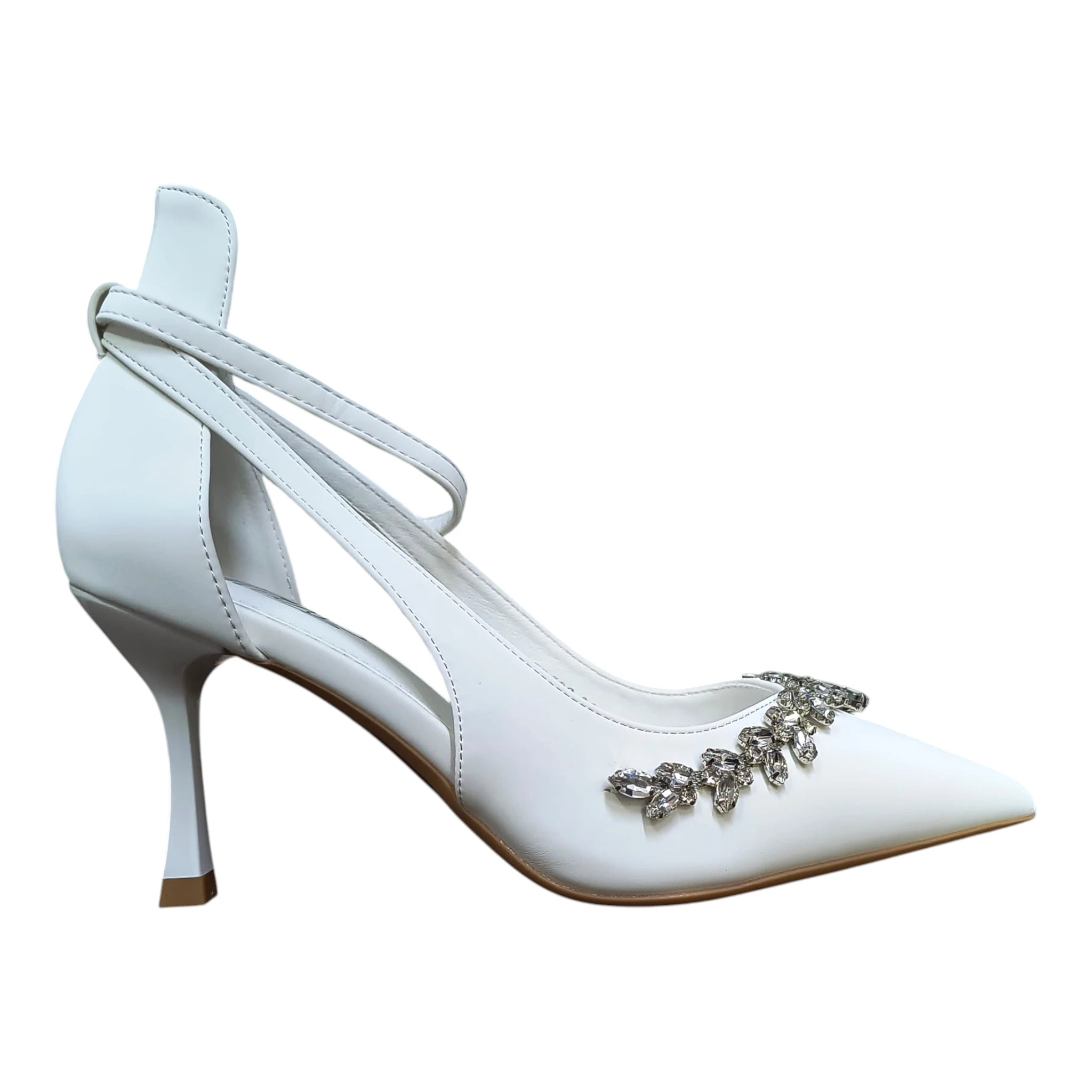 Pantofi eleganti 526 alb