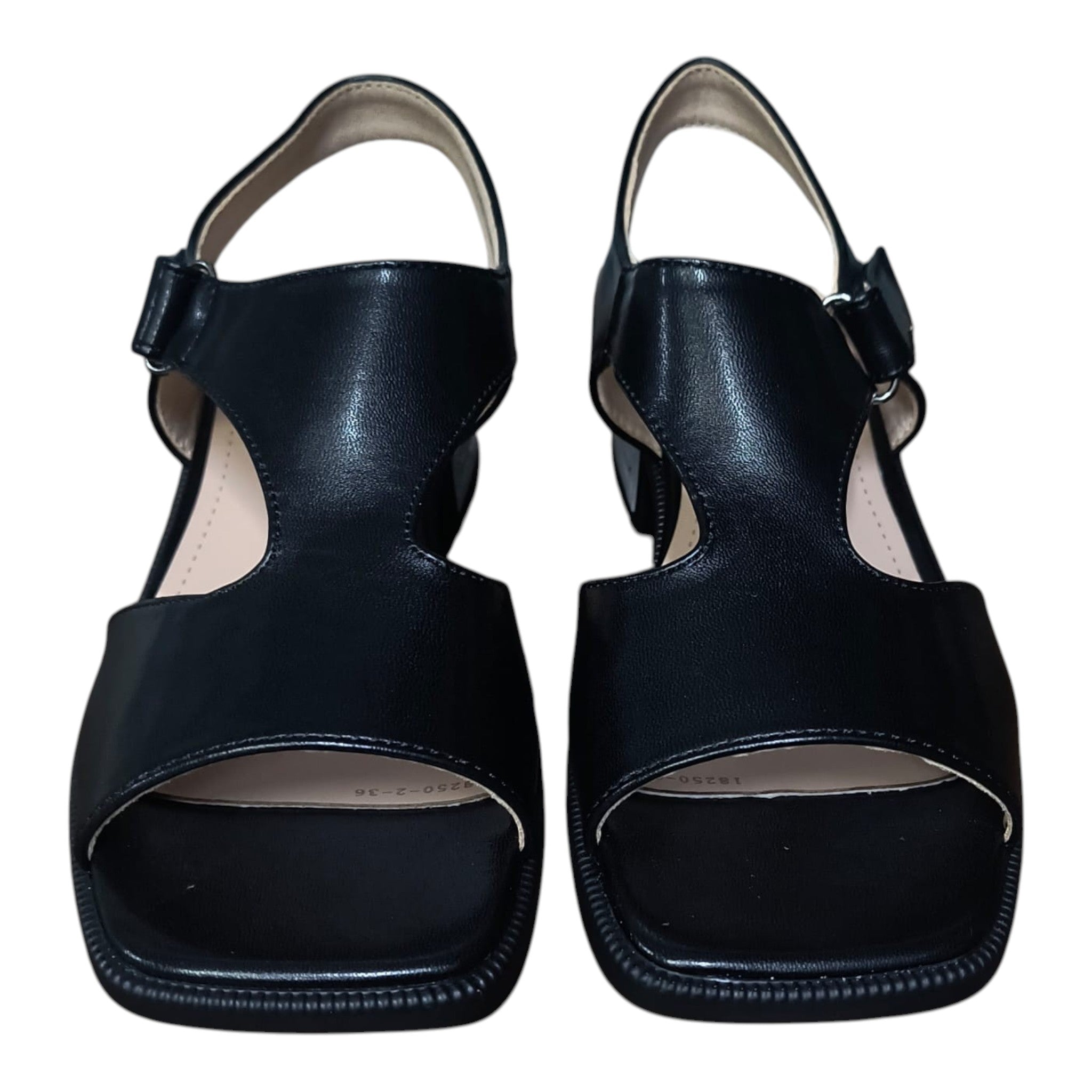 Sandale negre decupate YZ-03