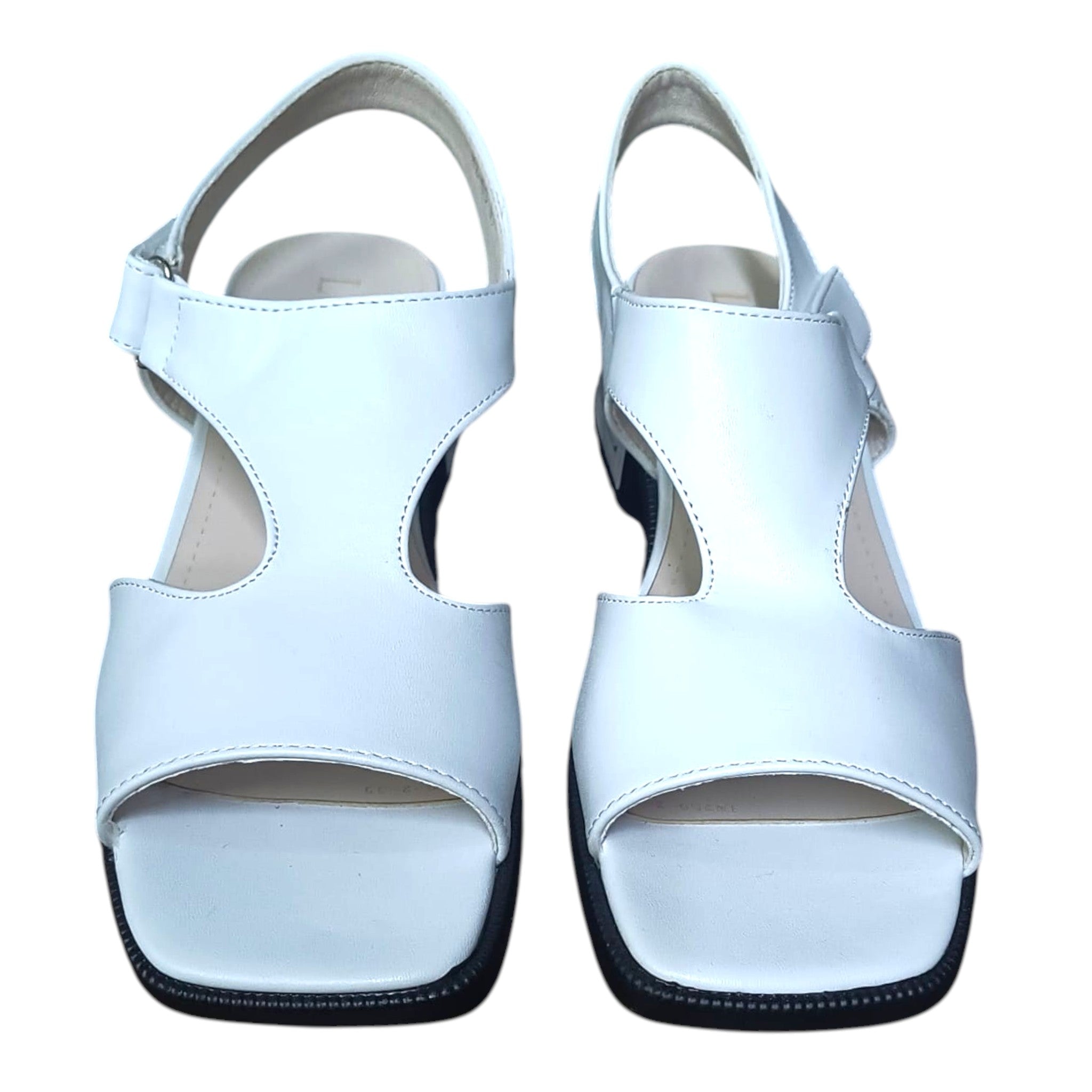 Sandale albe decupate YZ-03