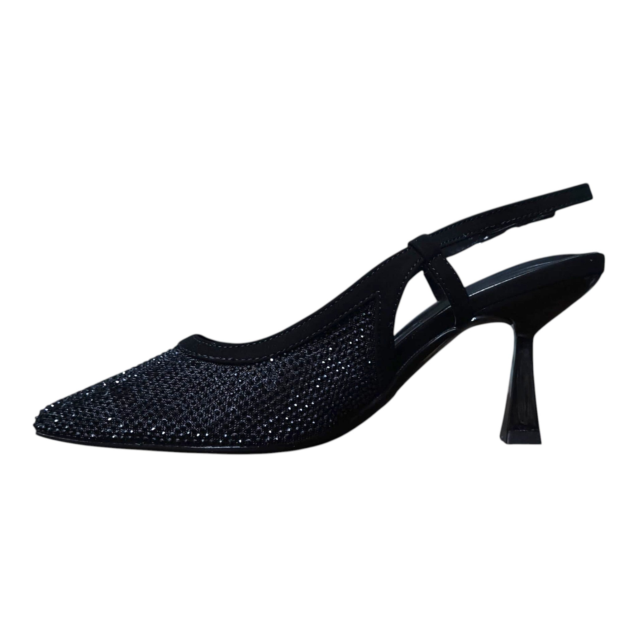 Pantofi 585 negri cu baretă