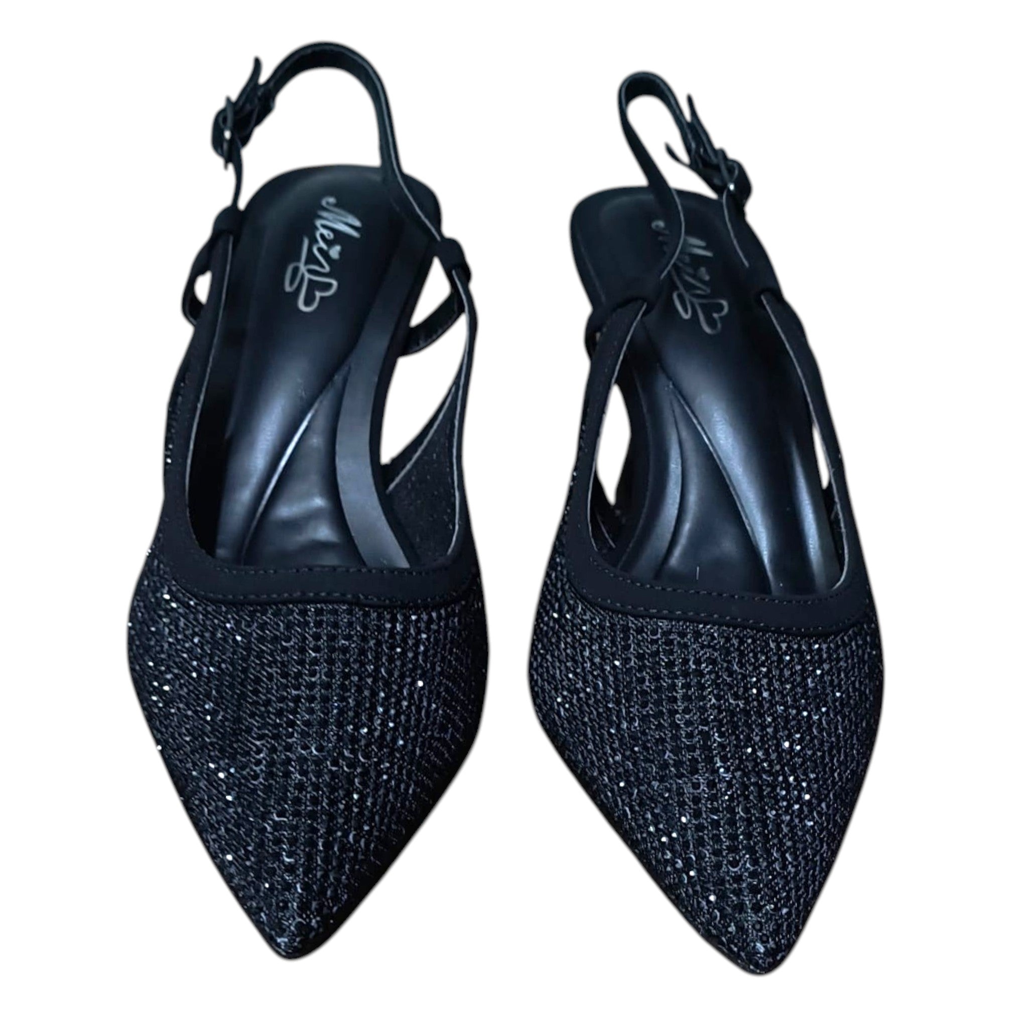 Pantofi 585 negri cu baretă