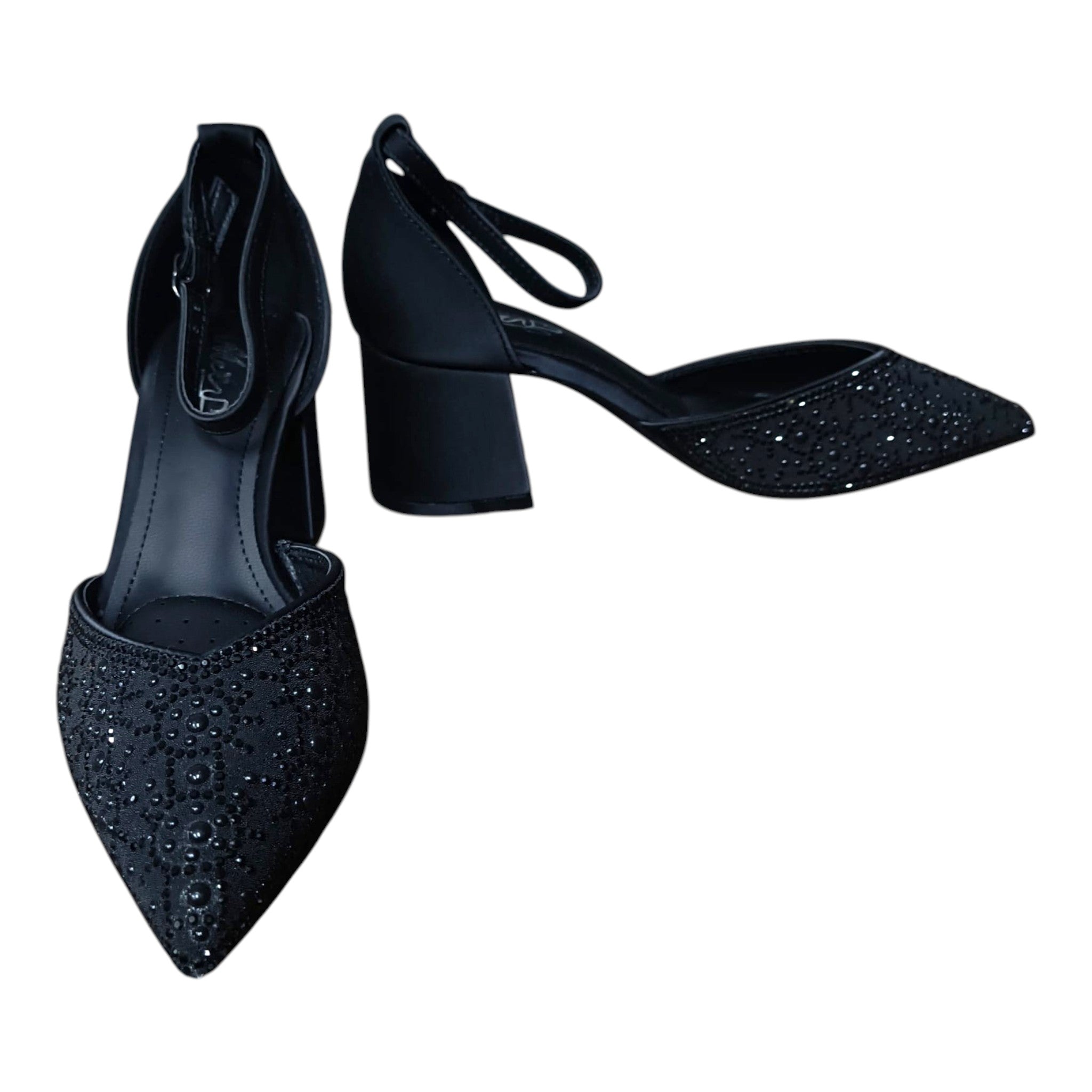 Pantofi eleganți cu toc gros 536