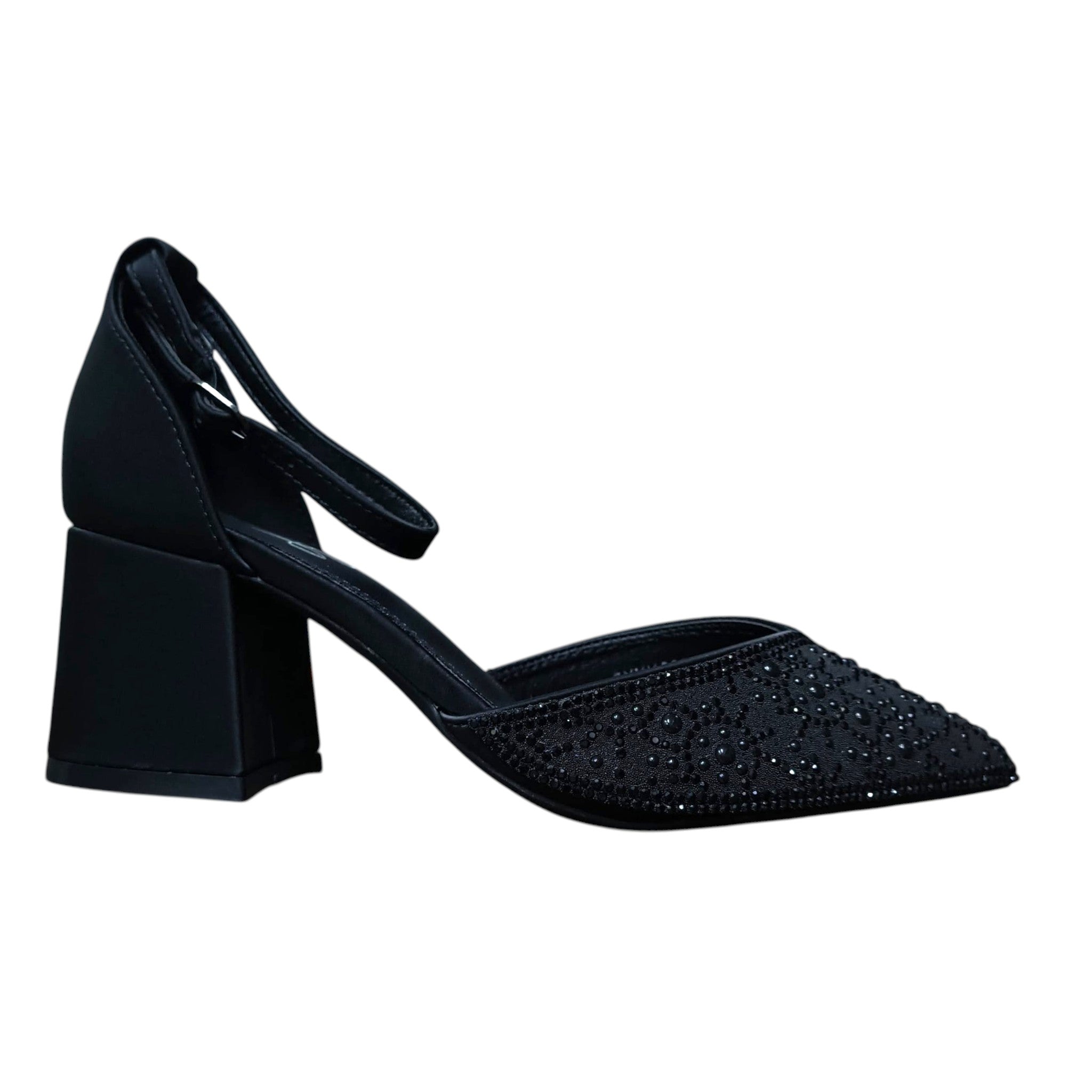 Pantofi eleganți cu toc gros 536