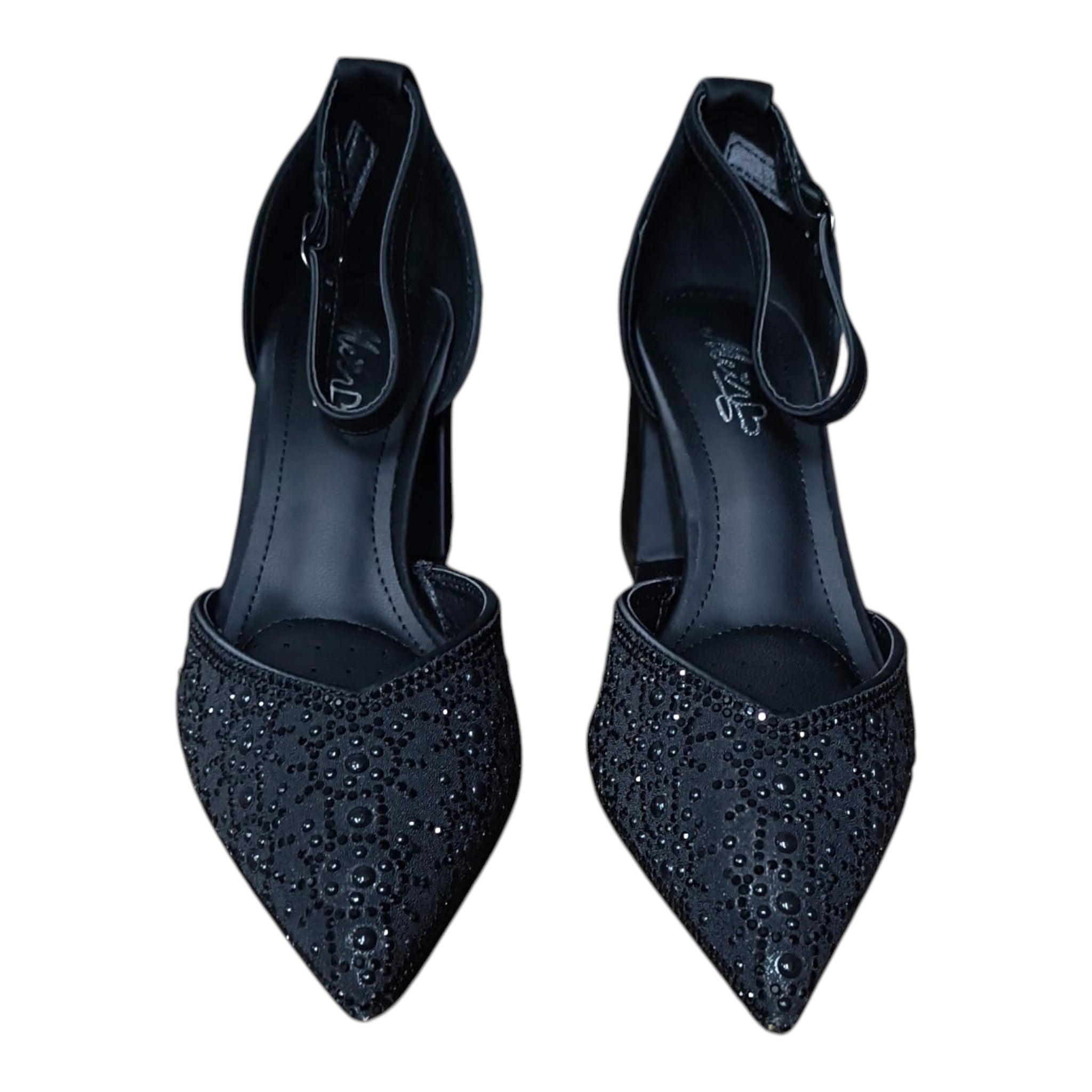 Pantofi eleganți cu toc gros 536