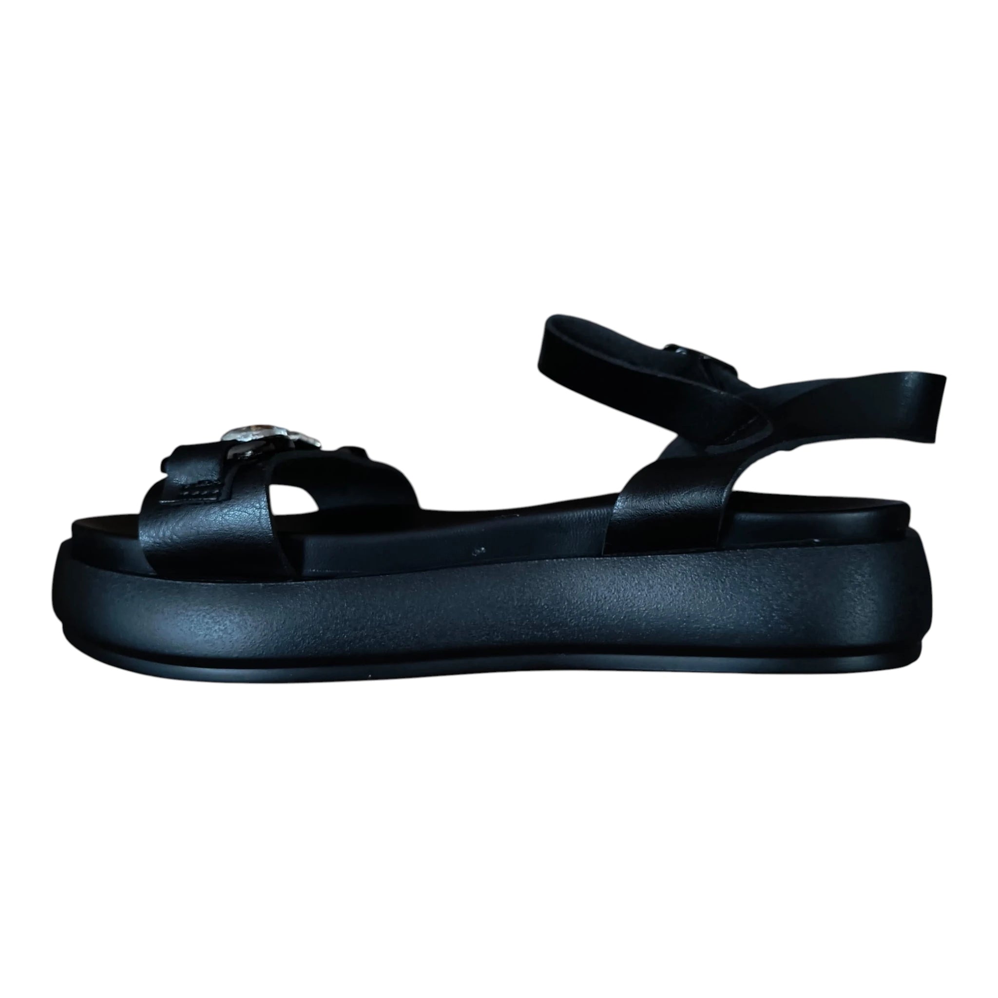 Sandale damă cu pietre decorative 888-28 negru