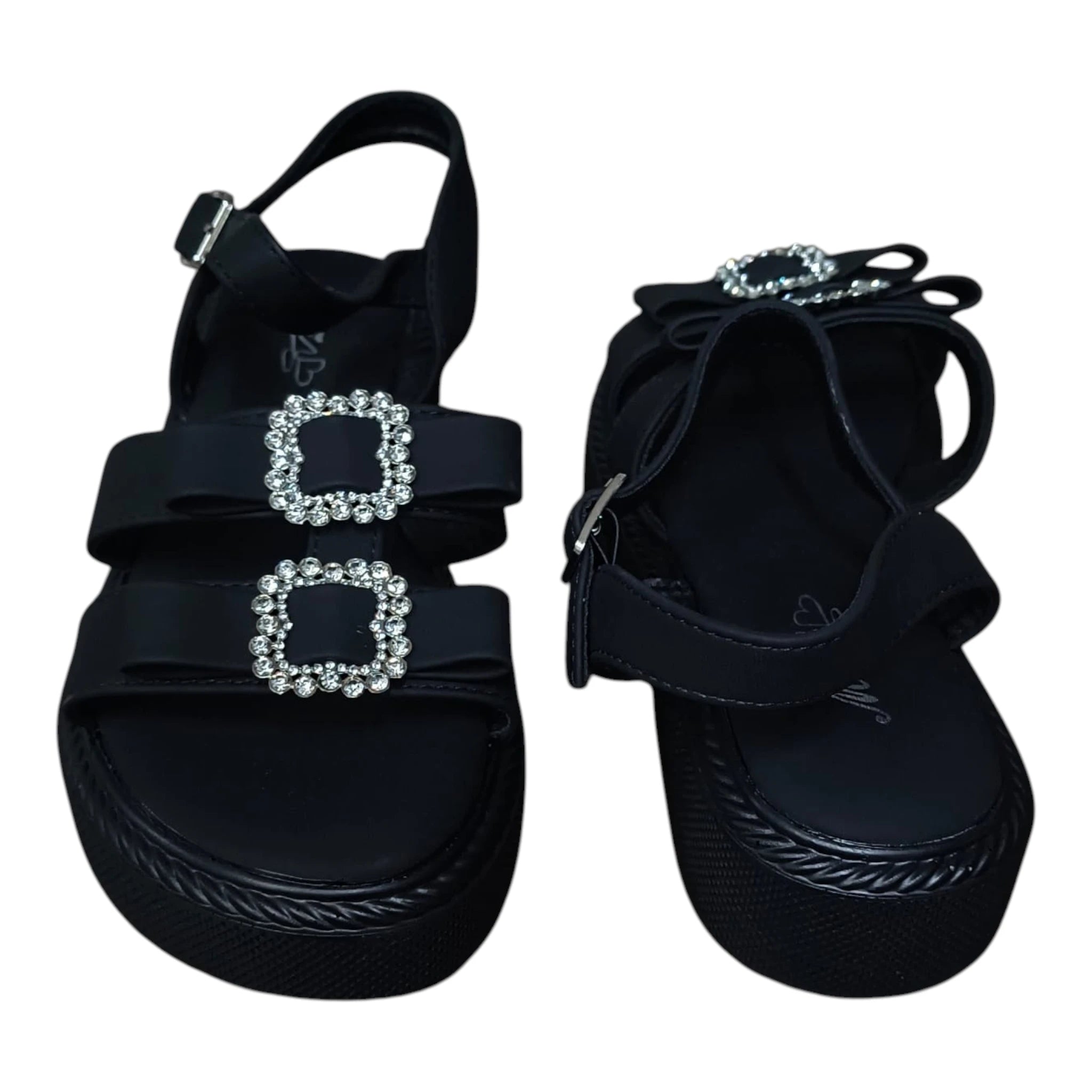 Sandale negre damă 580