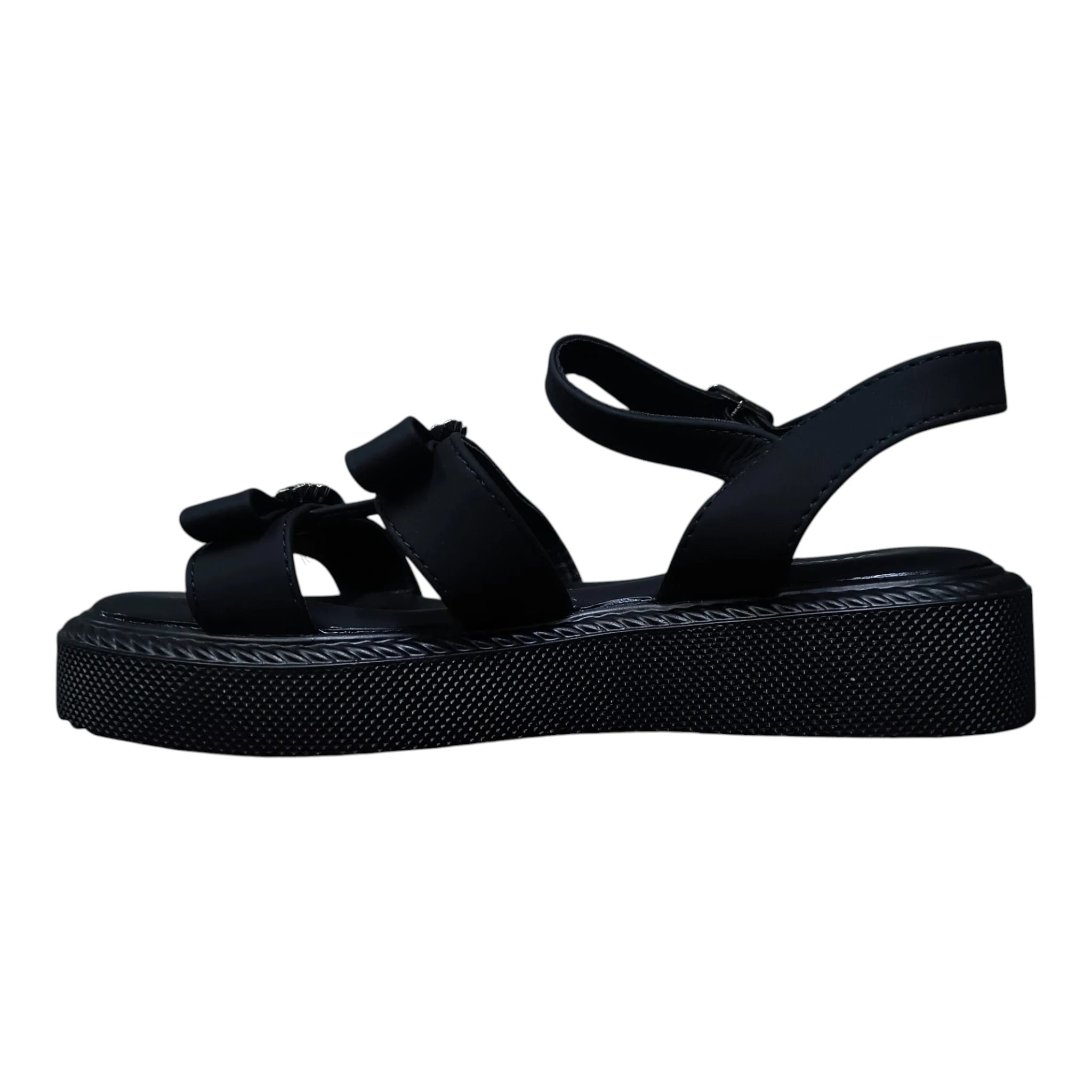 Sandale negre damă 580