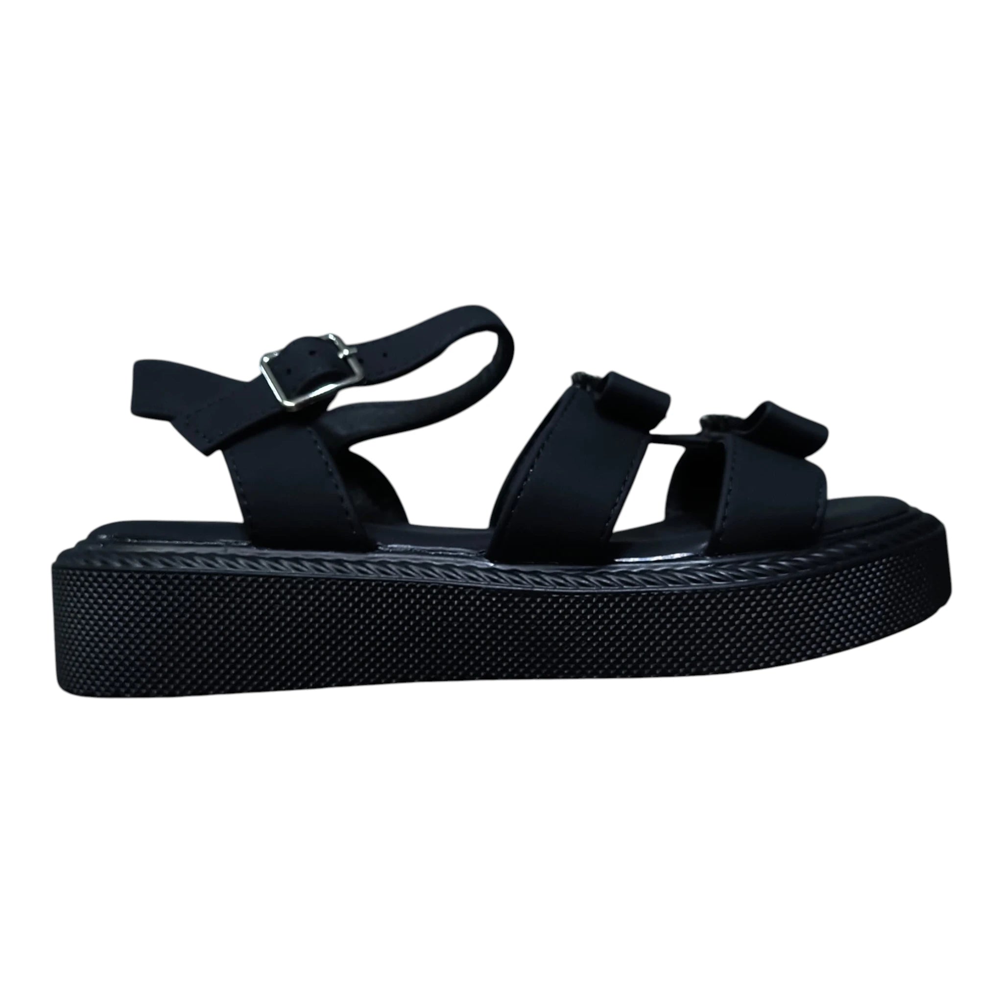 Sandale negre damă 580